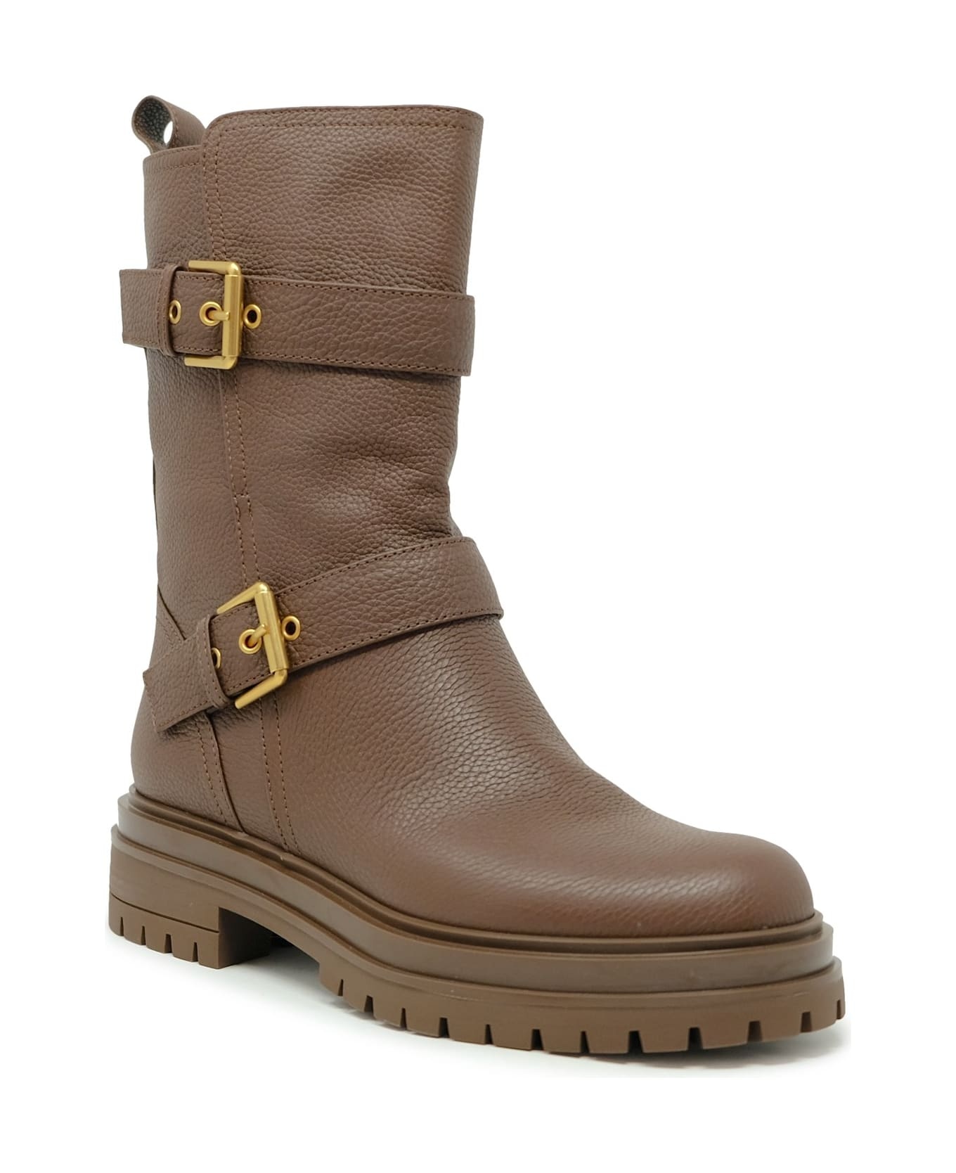Gianvito Rossi Camel Leather Boots - 2