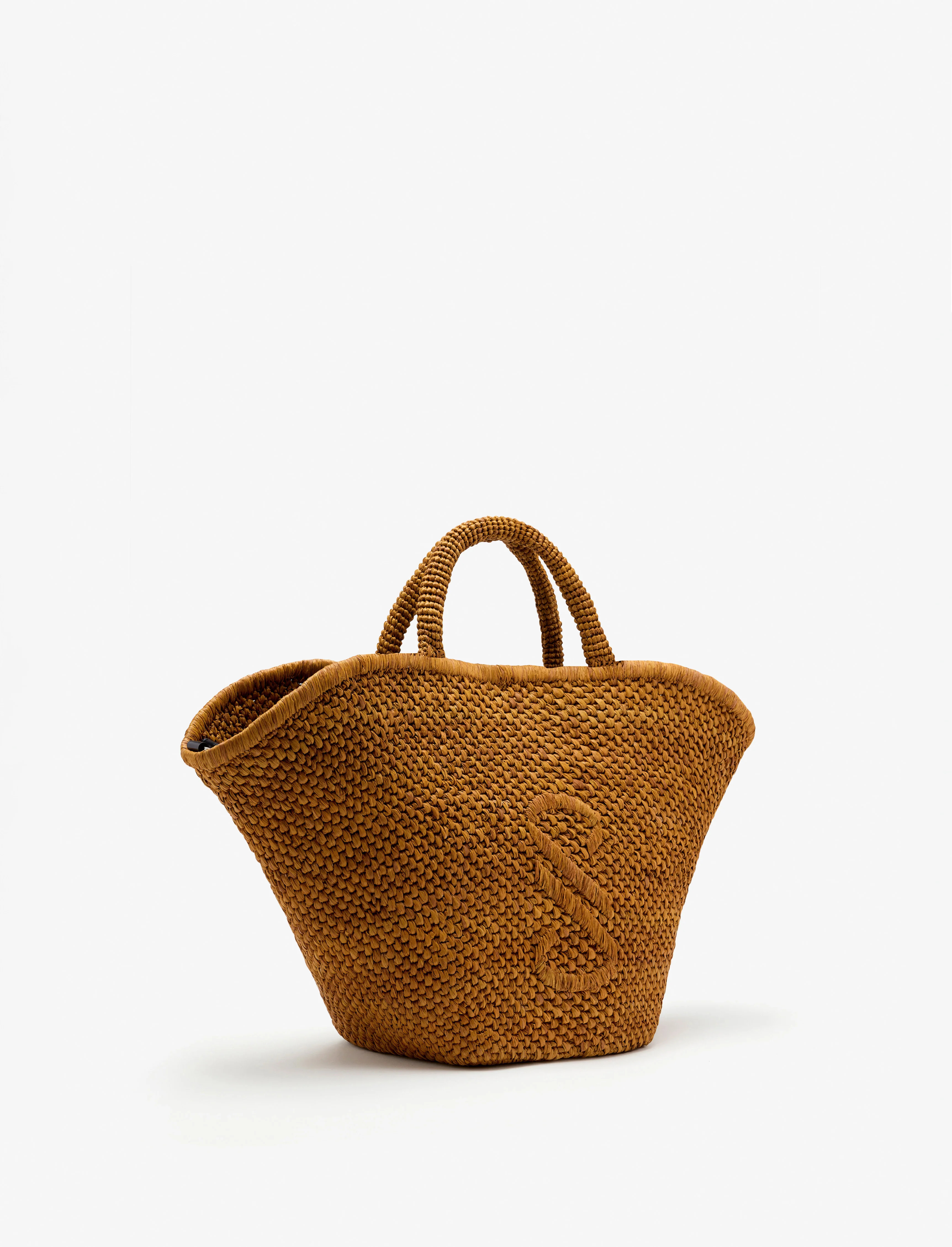 Large Chelsea Tote in Natural Raffia - 3
