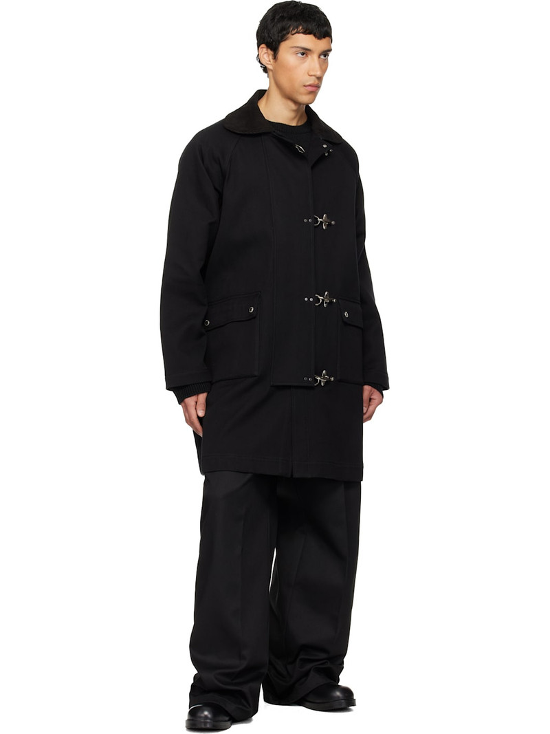 TAKAHIROMIYASHITA TheSoloist. Black Fireman Coat outlook
