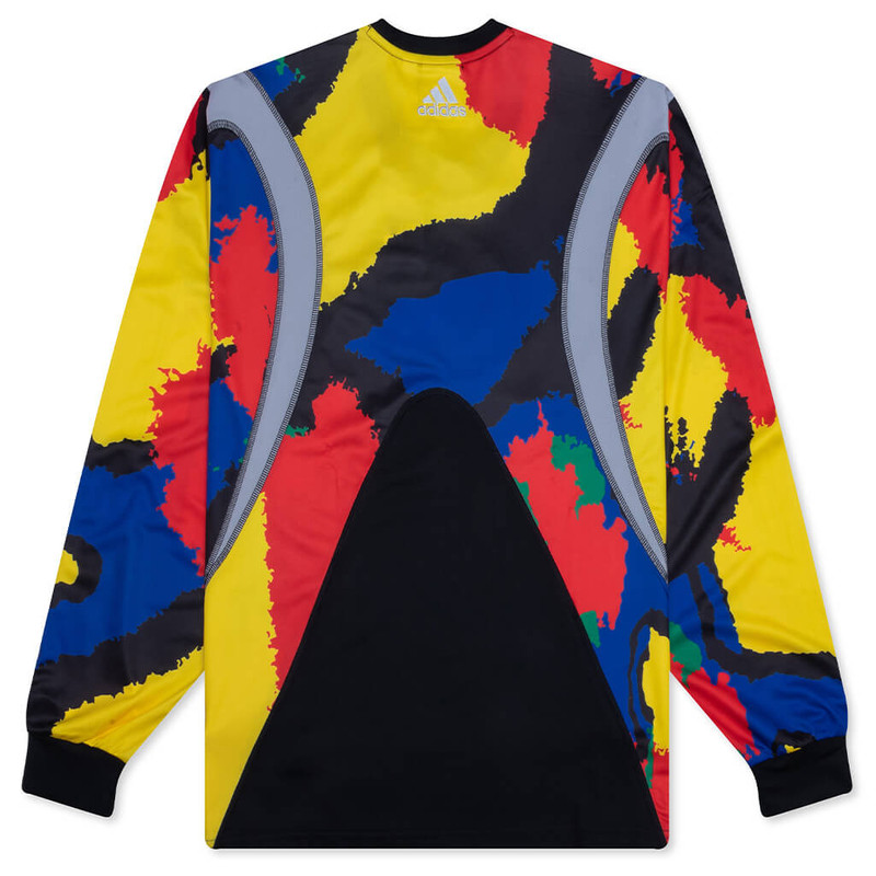 adidas Originals ADIDAS X BRAIN DEAD L/S JERSEY - BLACK/EQT YELLOW outlook