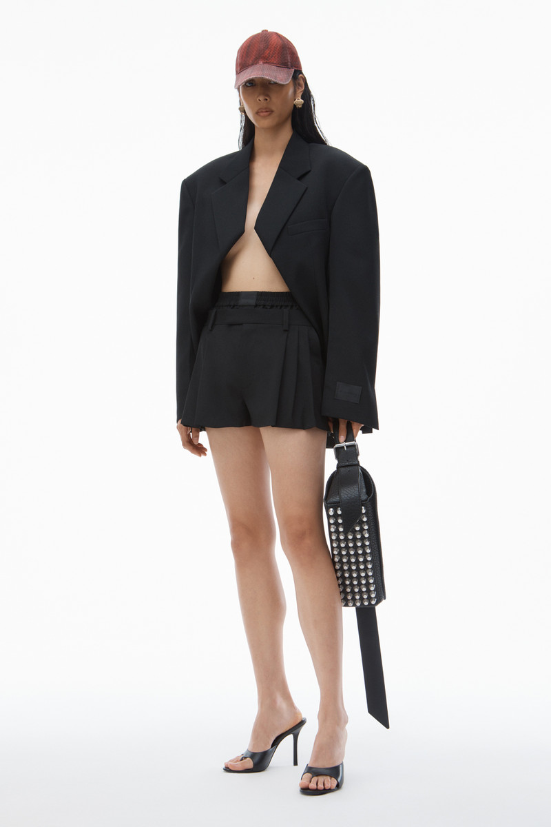 Alexander Wang Pre-Styled Pleated Short with Boxer Waistband outlook