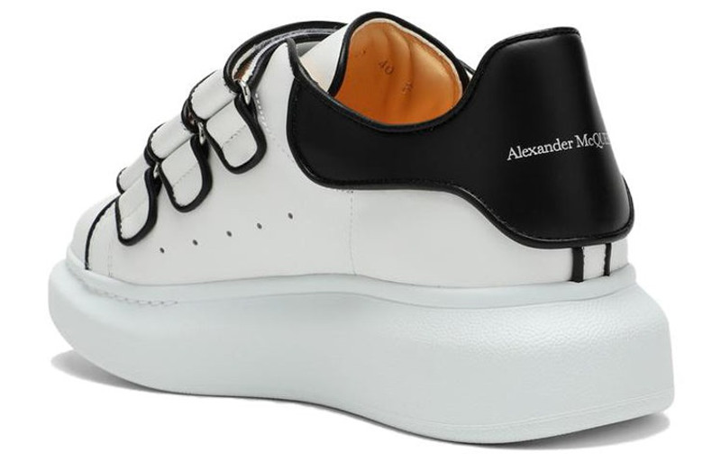 Alexander McQueen (WMNS) Alexander McQueen Oversize Sole Sneakers 'White Black' 721410WHJE59061 outlook