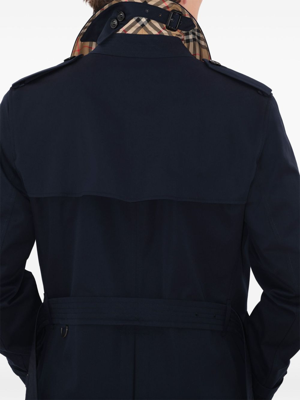 double-breasted trench coat - 6