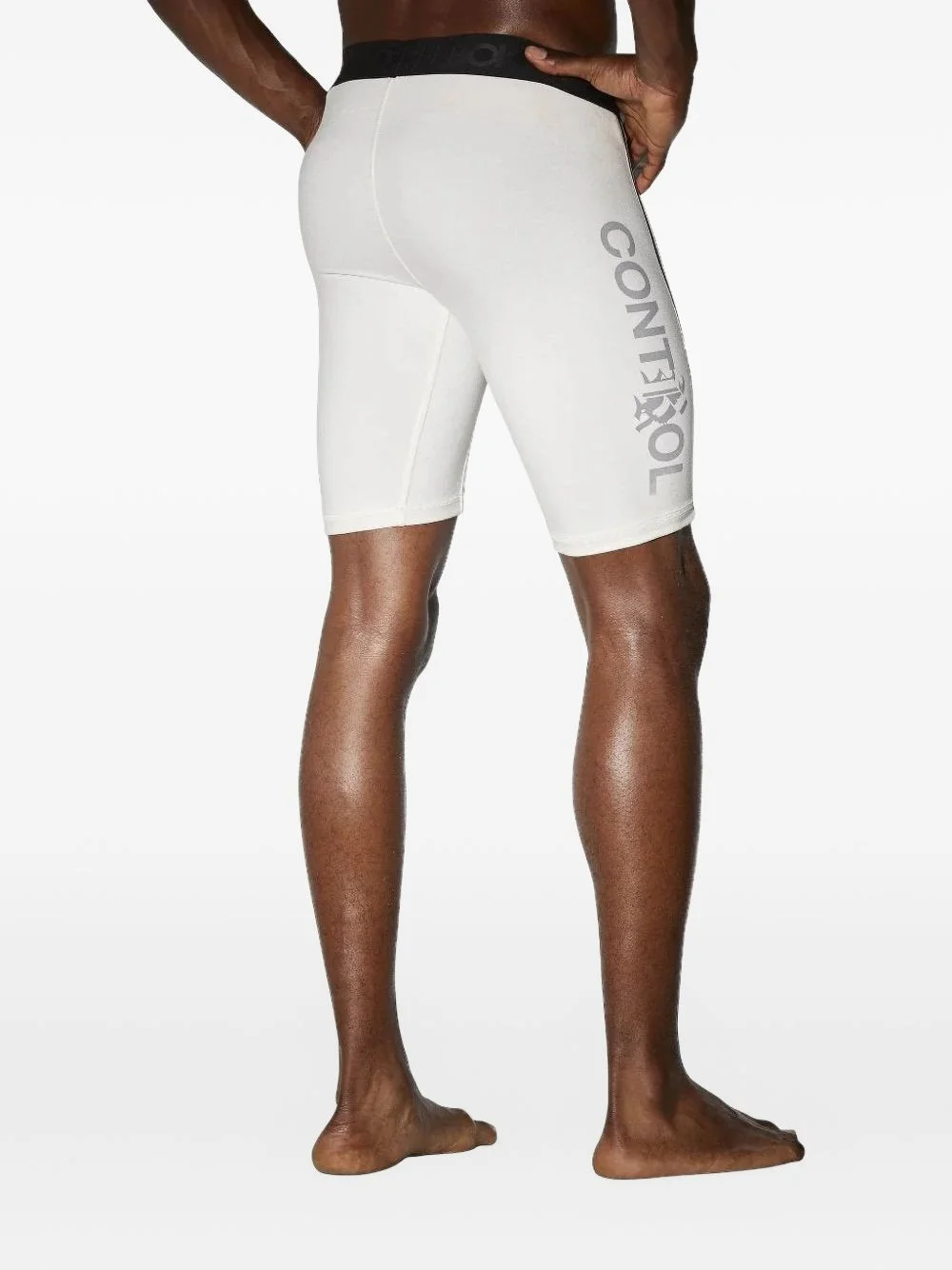 logo compression shorts - 1