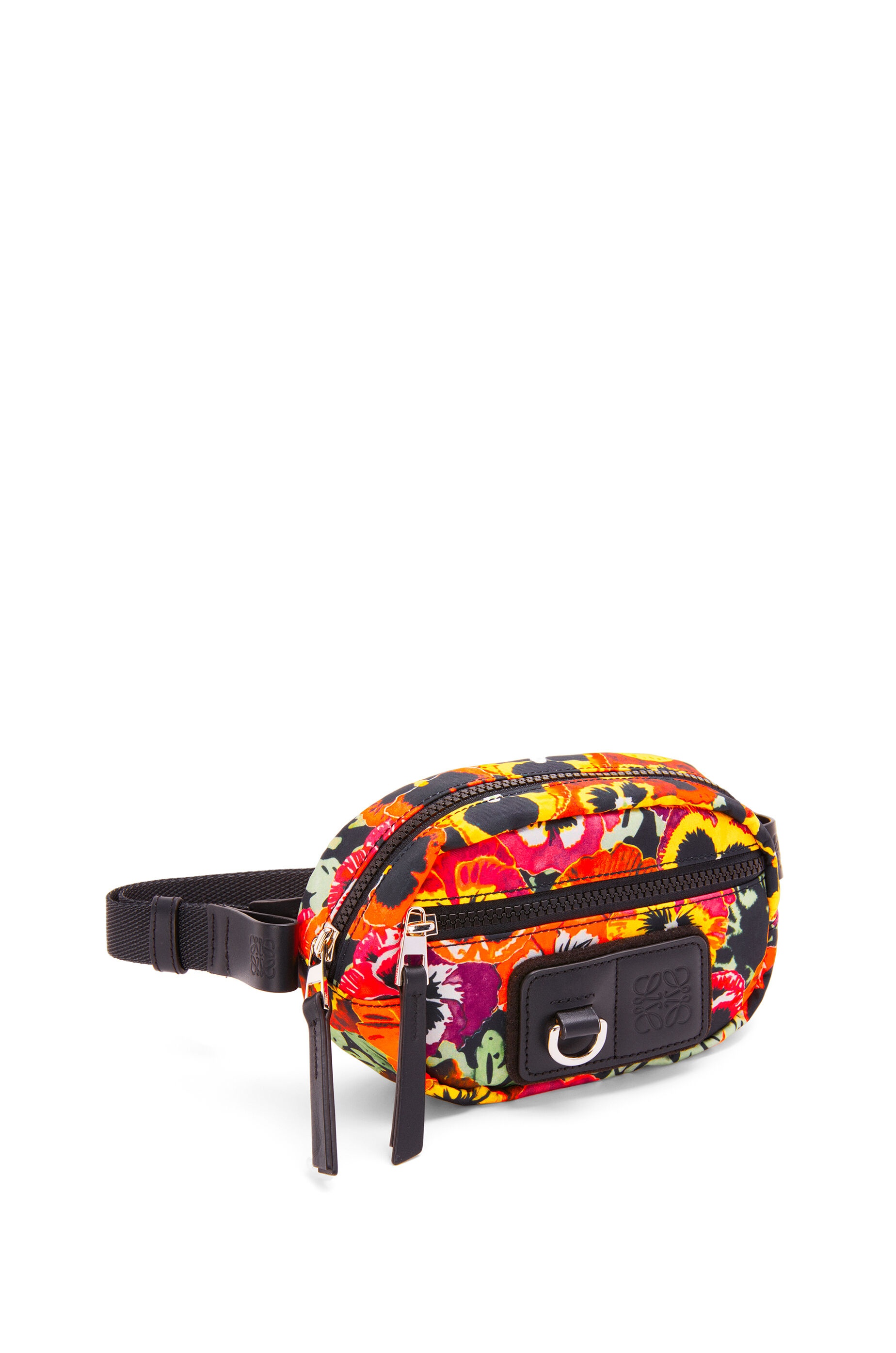 Pansies Small Round Bumbag in nylon - 3