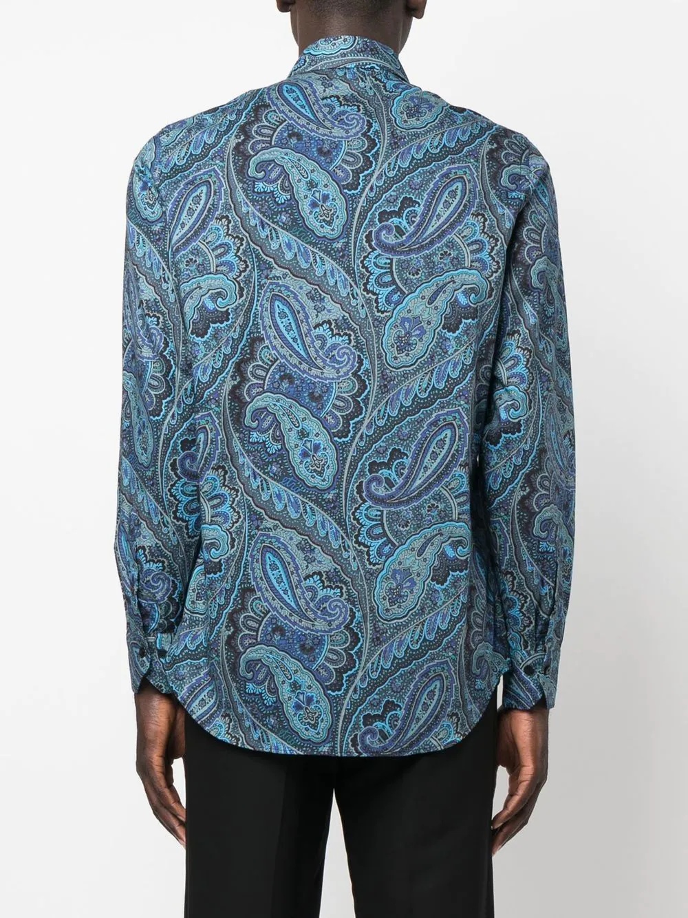 paisley-print cotton shirt - 4