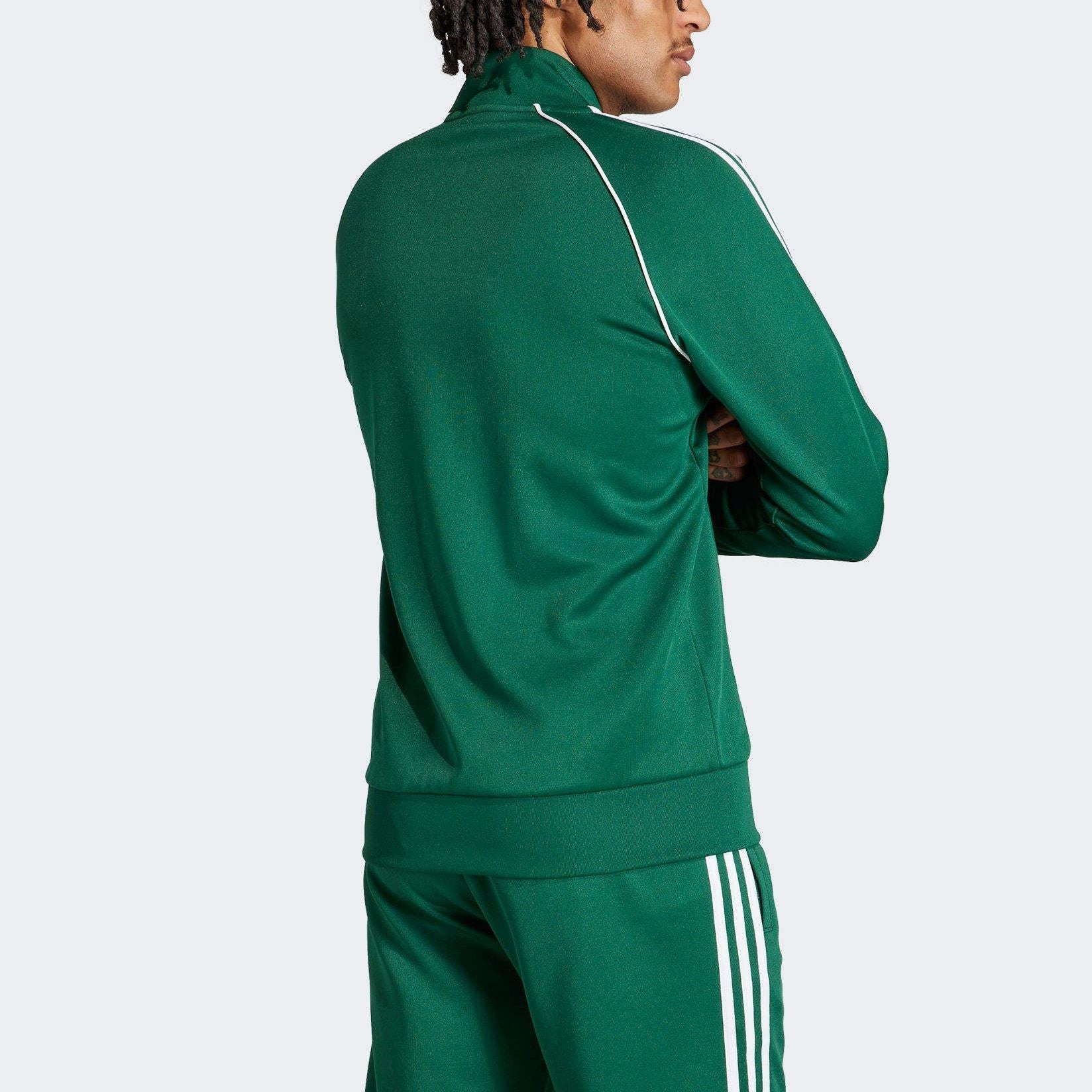 adidas Adicolor Classics SST Track Jacket Asia Sizing 'Green' IR9863 - 4