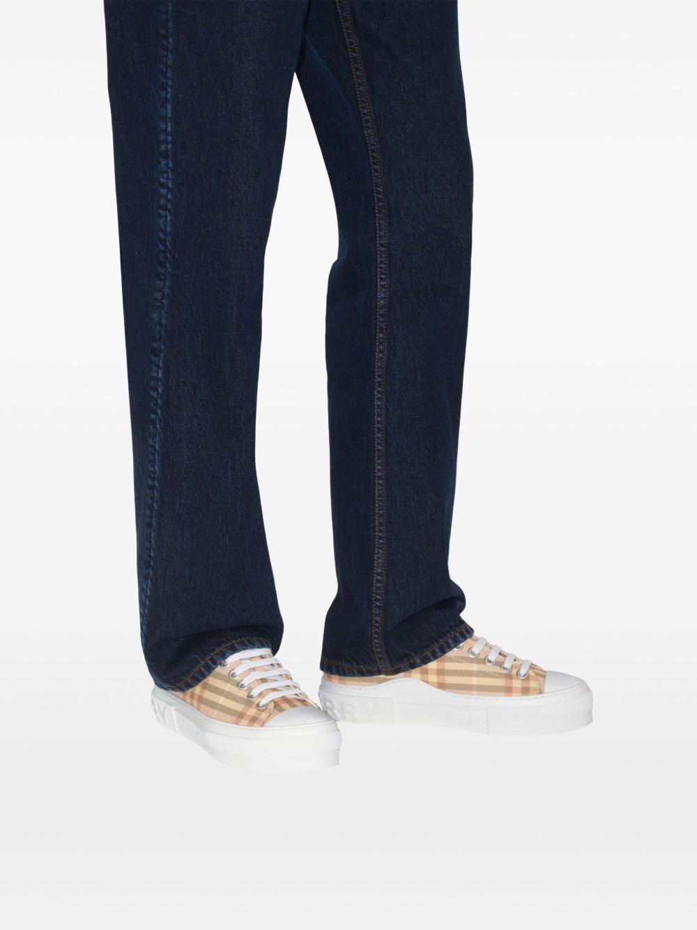 checkered sneakers - 7