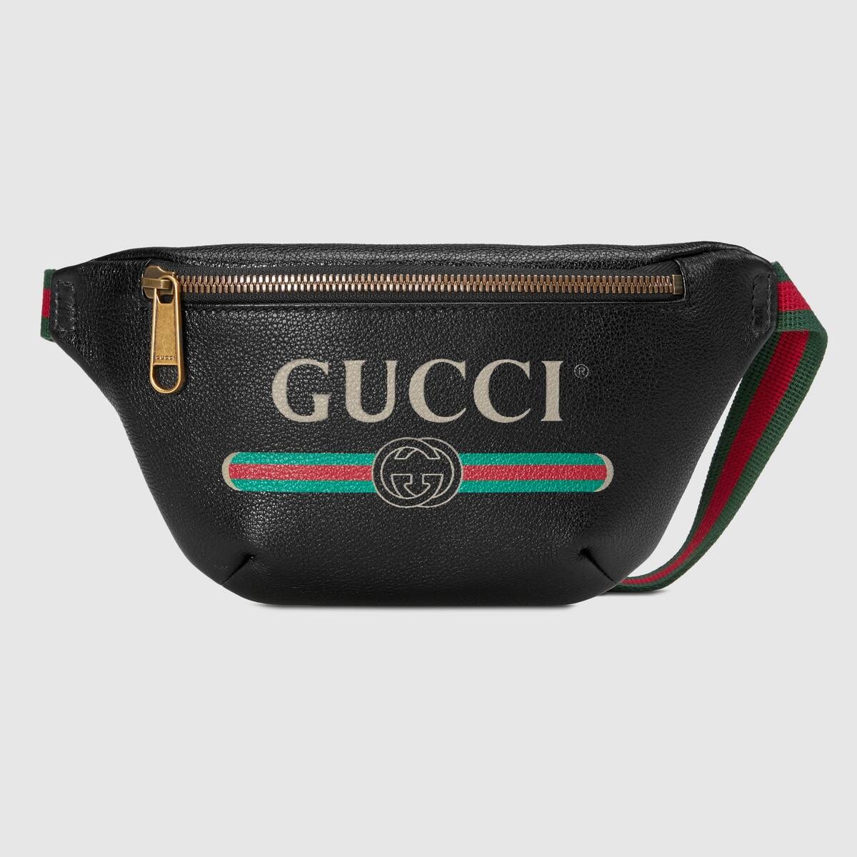 Gucci Print leather belt bag - 1