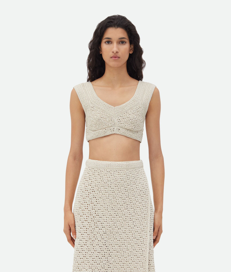 Cotton Crochet Bra - 1