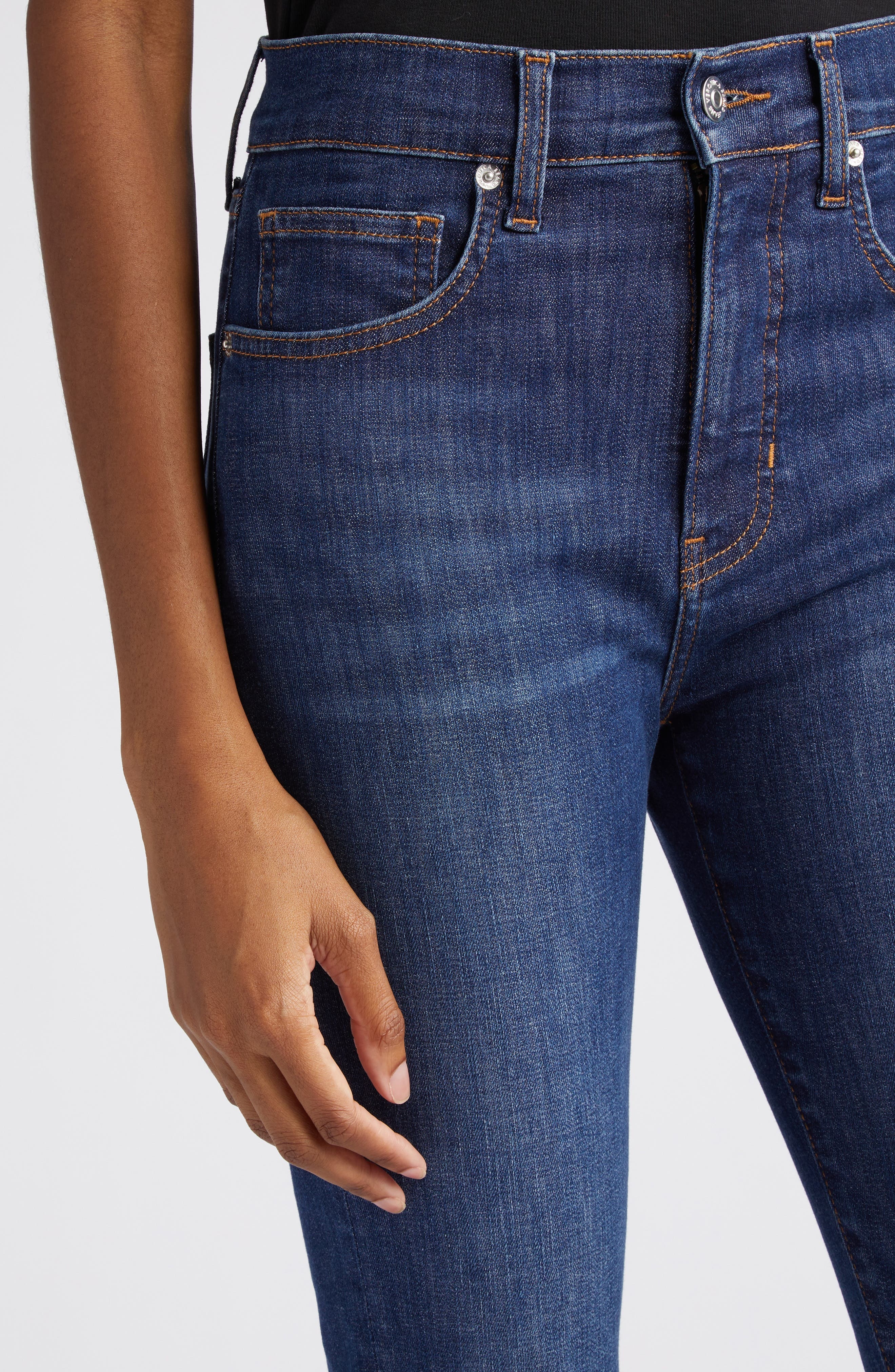 Carly High Waist Kick Flare Jeans - 5