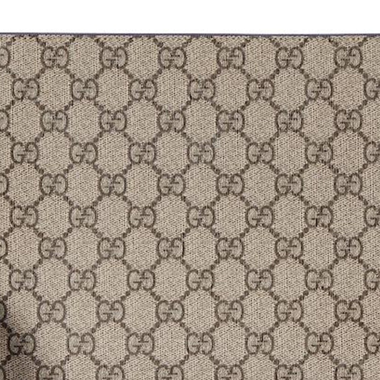 Gucci Pouch With GG Detail 'Beige Ebony Supreme' 768255-FACQC-9751 - 8