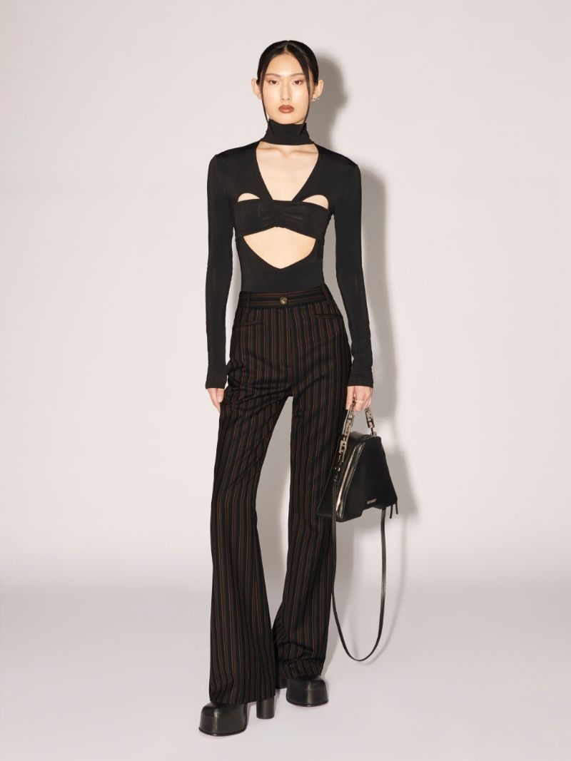 FITTED FLARE PANTS - 2