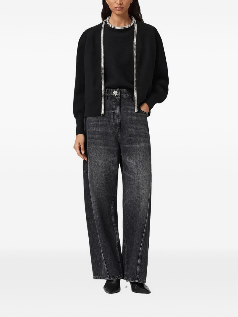 ALLSAINTS Odell embellished cardigan outlook