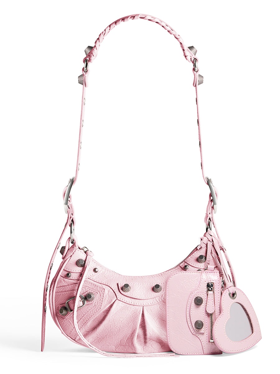 Le Cagole XS Shoulder Bag in Pink - 3