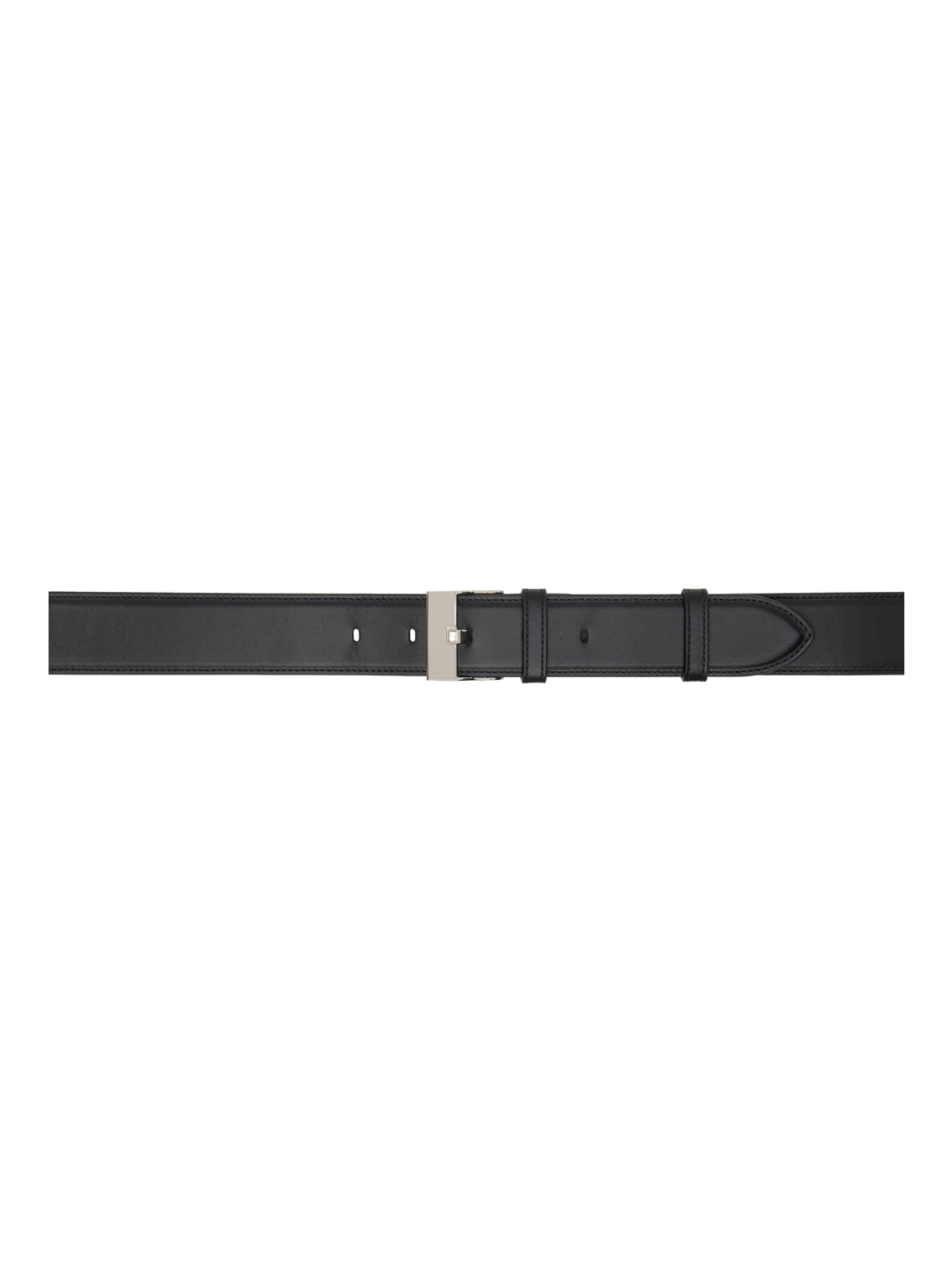 Black Leather Belt - 1