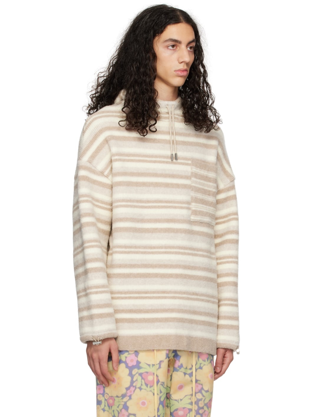 Brown & Off-White 'La Maille Carozzu' Hoodie - 2