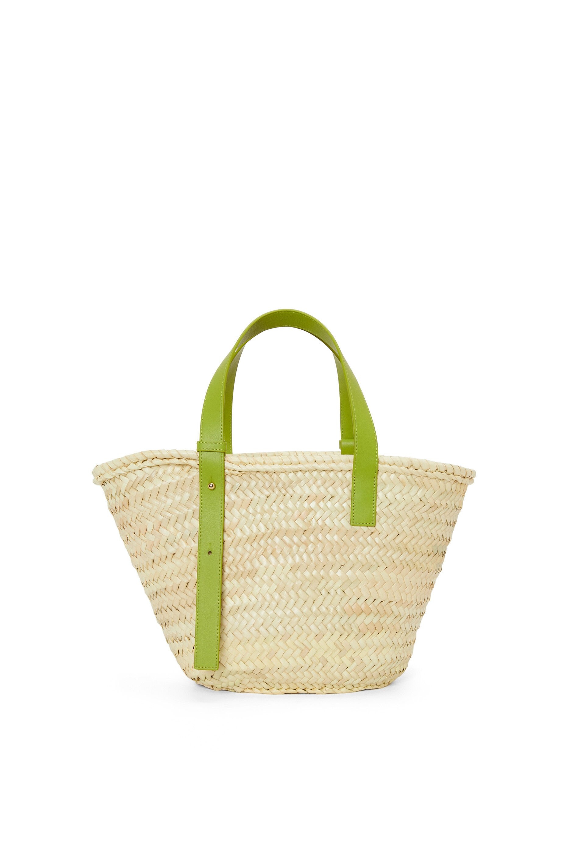 Basket bag in palm leaf and calfskin - 4