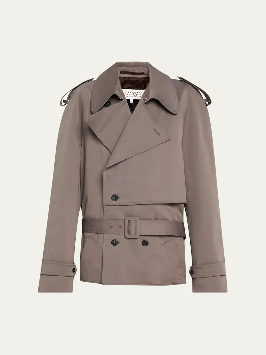 Boxy Trench-Style Sports Jacket - 1