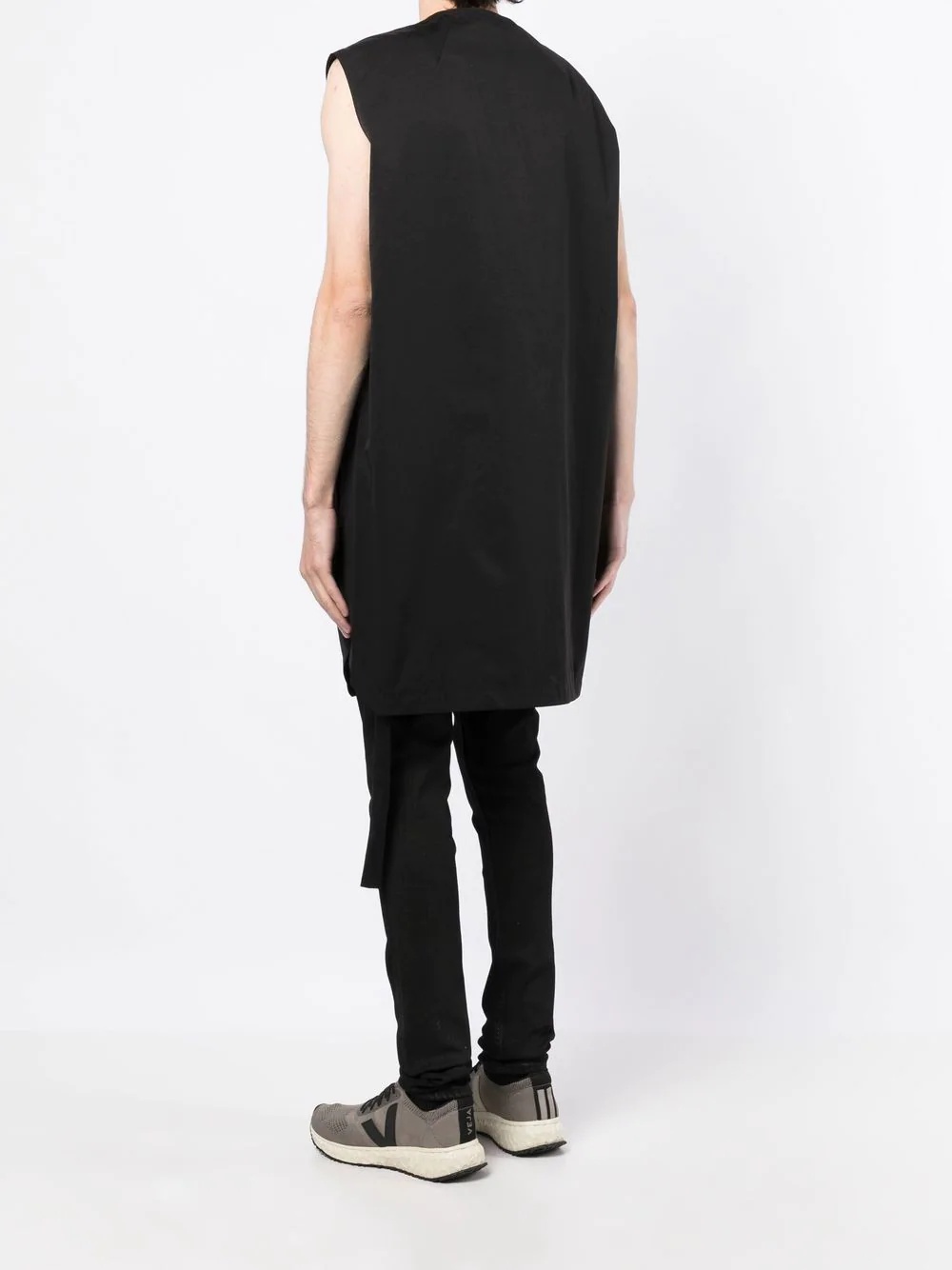 oversized sleeveless shirt - 4