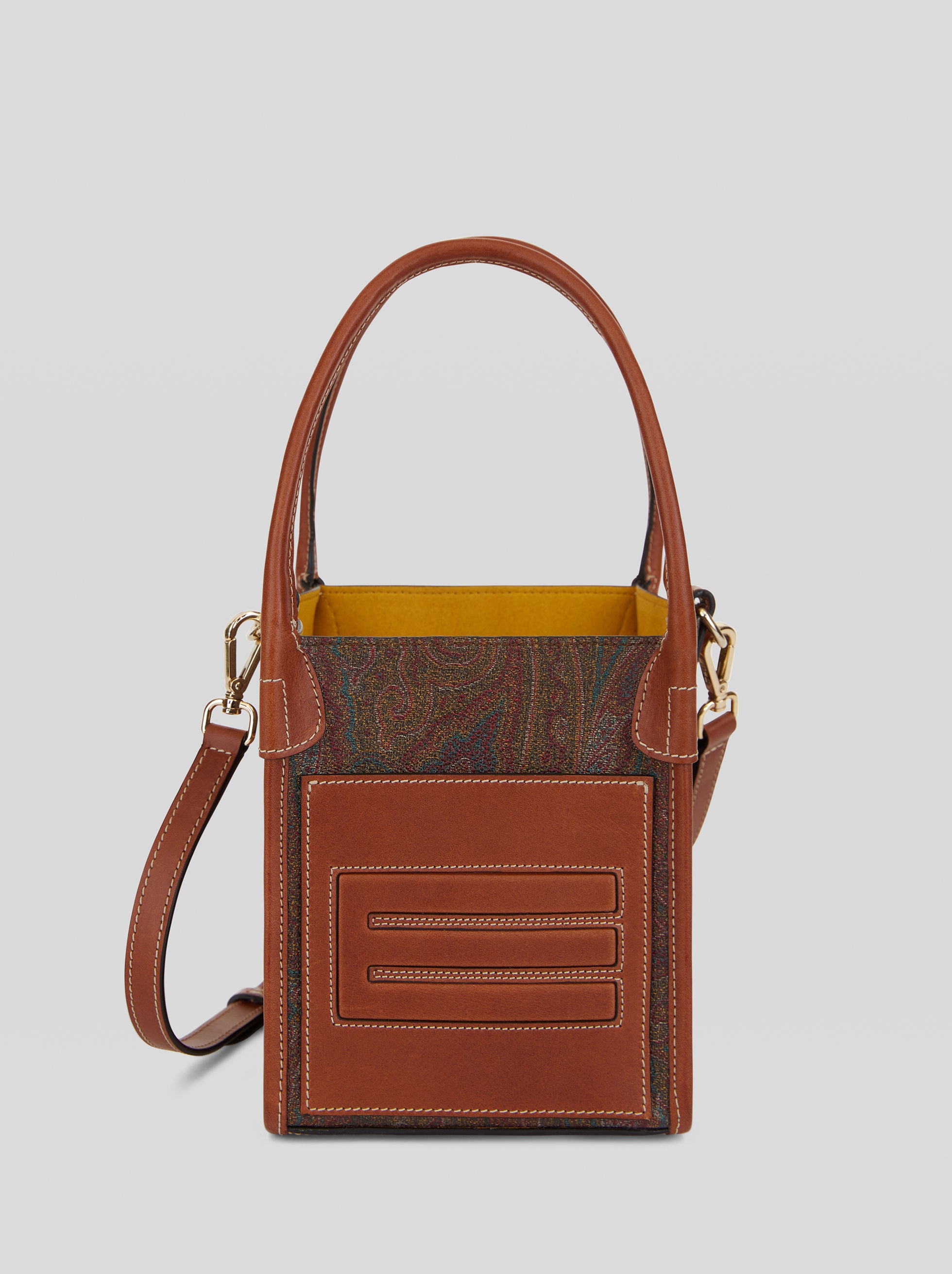 PAISLEY CUBE HANDBAG - 1