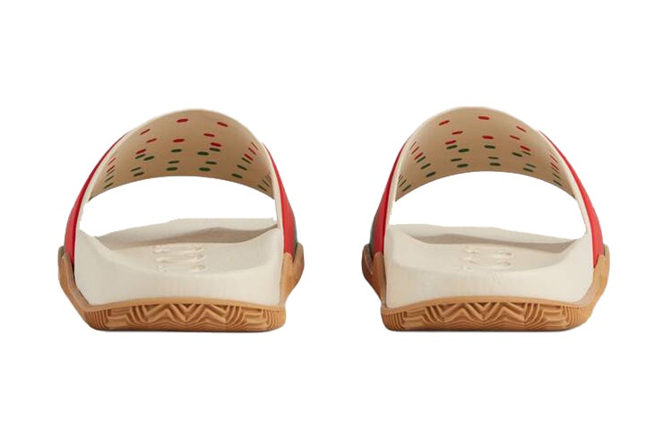 (WMNS) Gucci Slide 'Interlocking G - White Red Green' 655461-JFA00-9136 - 4