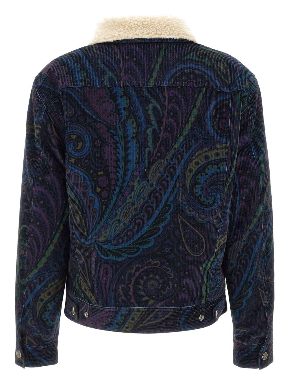 Giubbino paisley-print corduroy jacket - 2