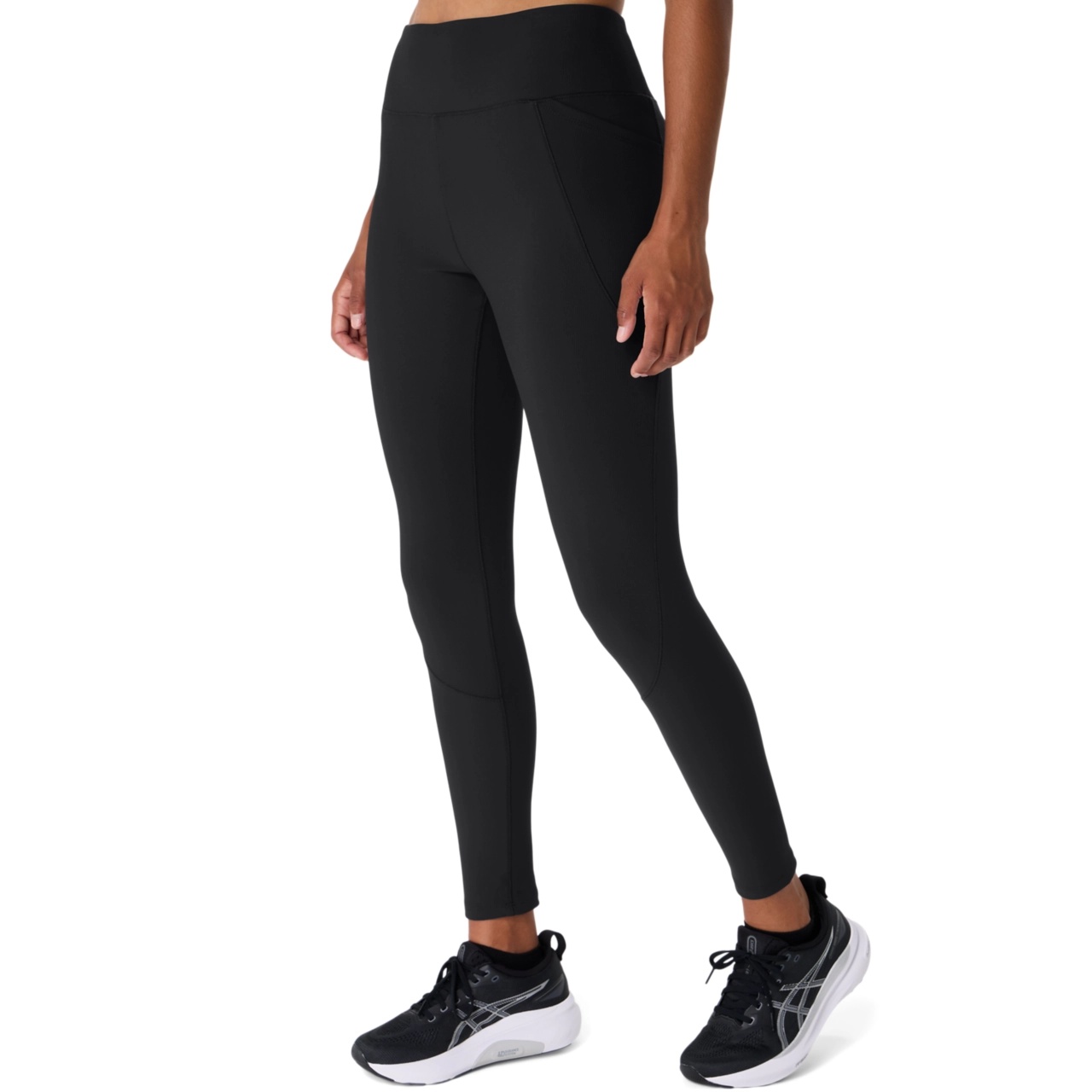 WOMEN'S RIB HIGH WAIST  7/8 TIGHT - 3
