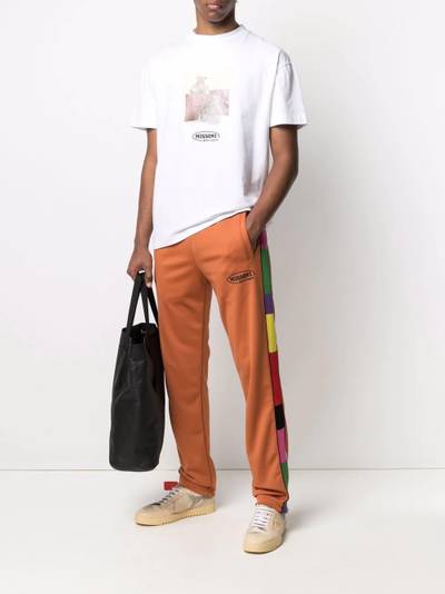 Palm Angels x Missoni colour block stripe track pants outlook