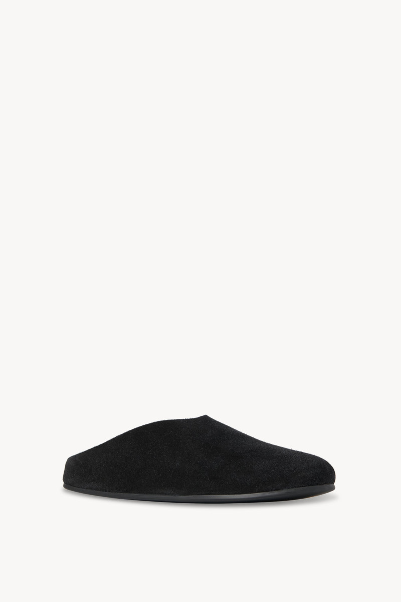 The Row Hudson Slide in Suede outlook