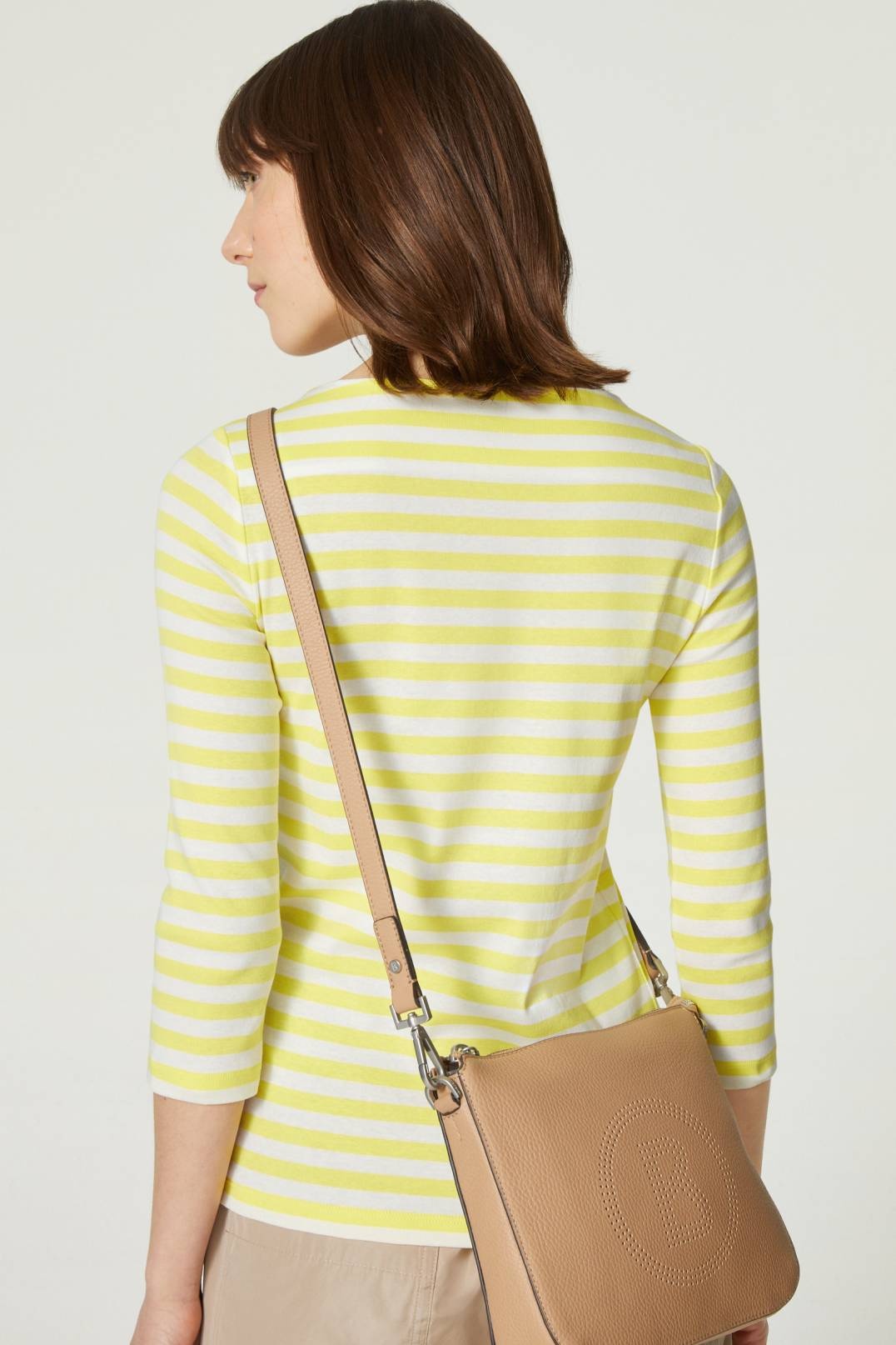 LOUNA LONGSLEEVE IN YELLOW/OFF-WHITE - 3