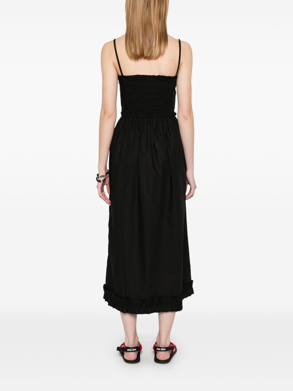 cotton midi dress - 4