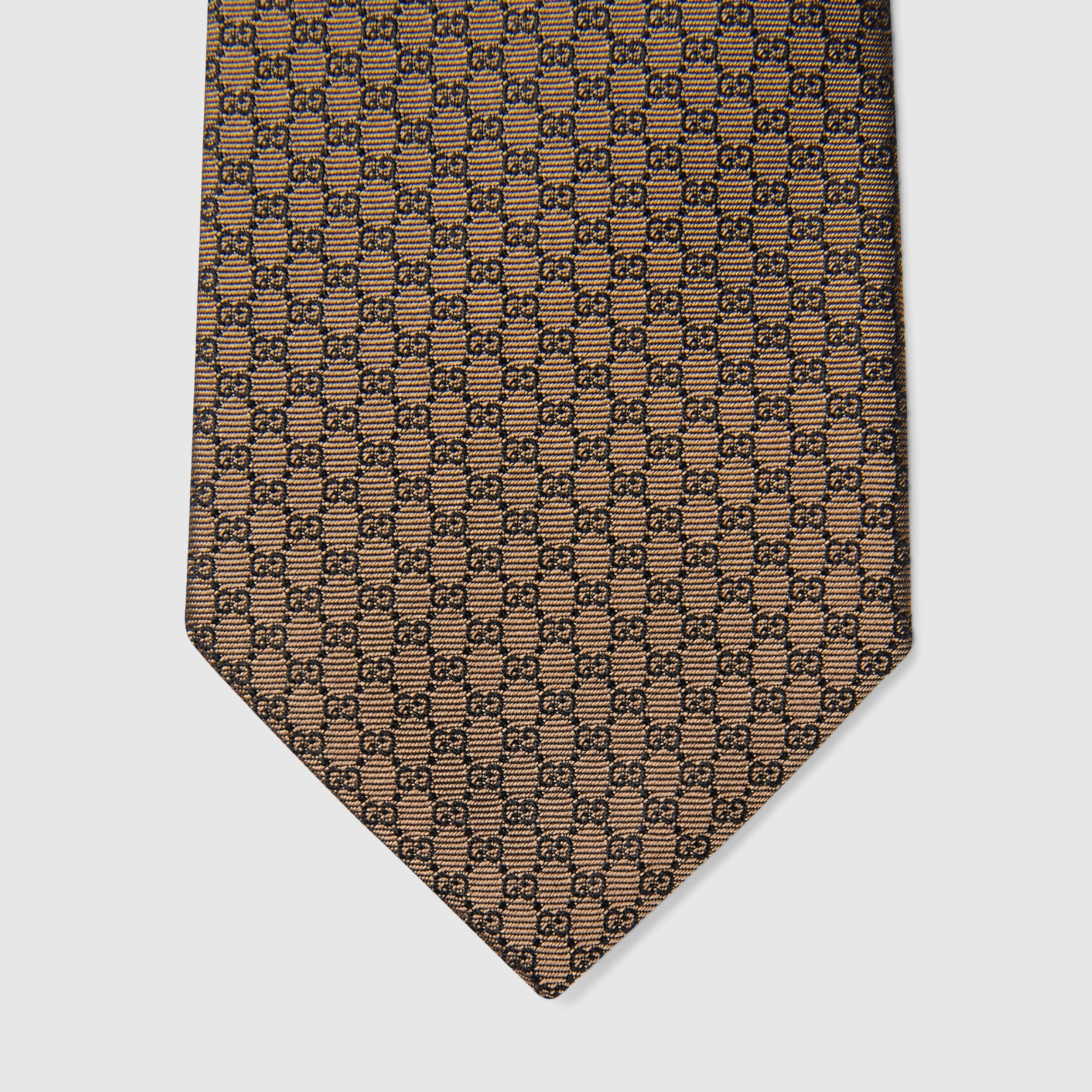 GG silk jacquard tie - 4