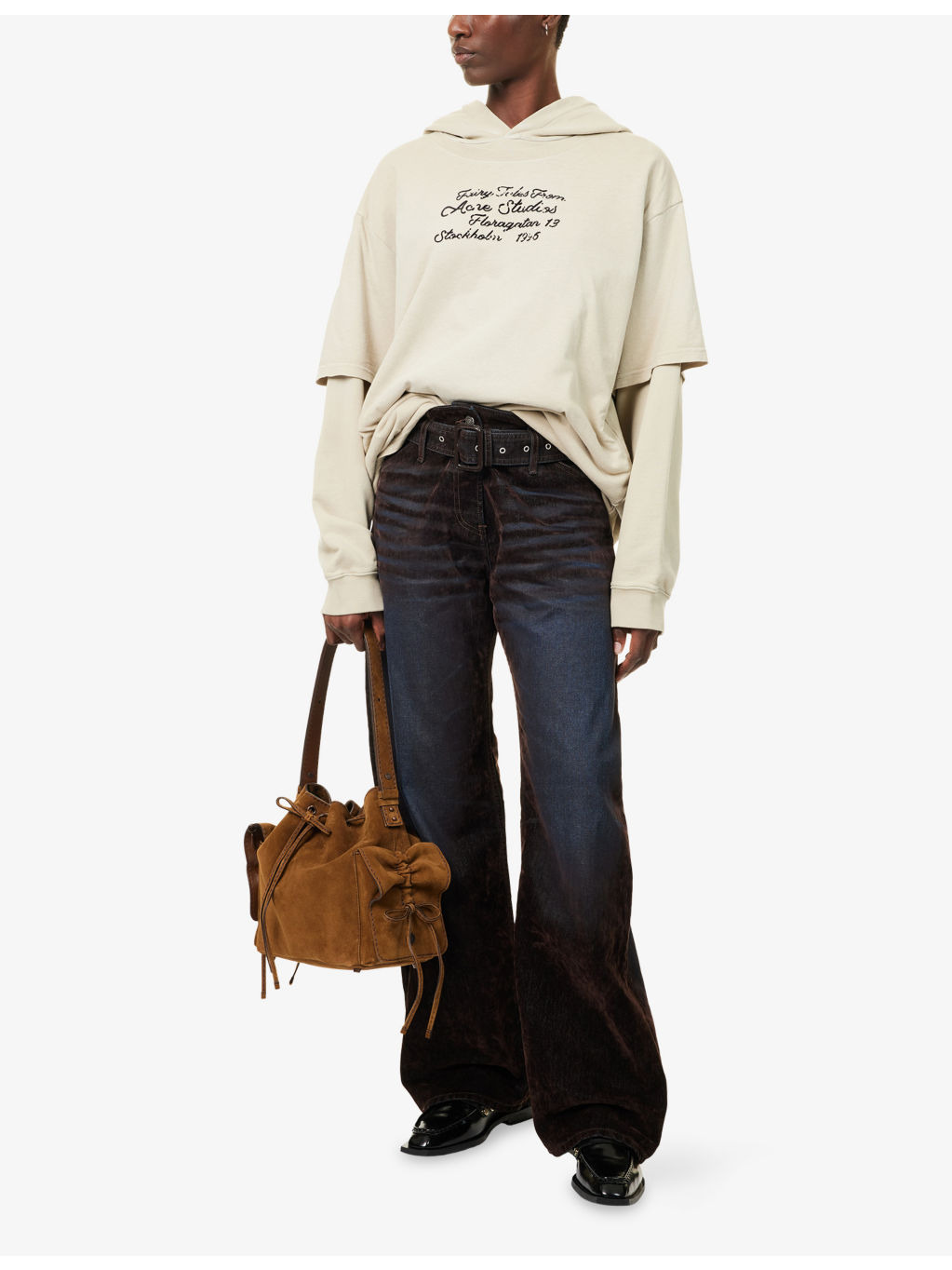 Layered Relaxed-Fit Cotton-Jersey Hoodie - 2