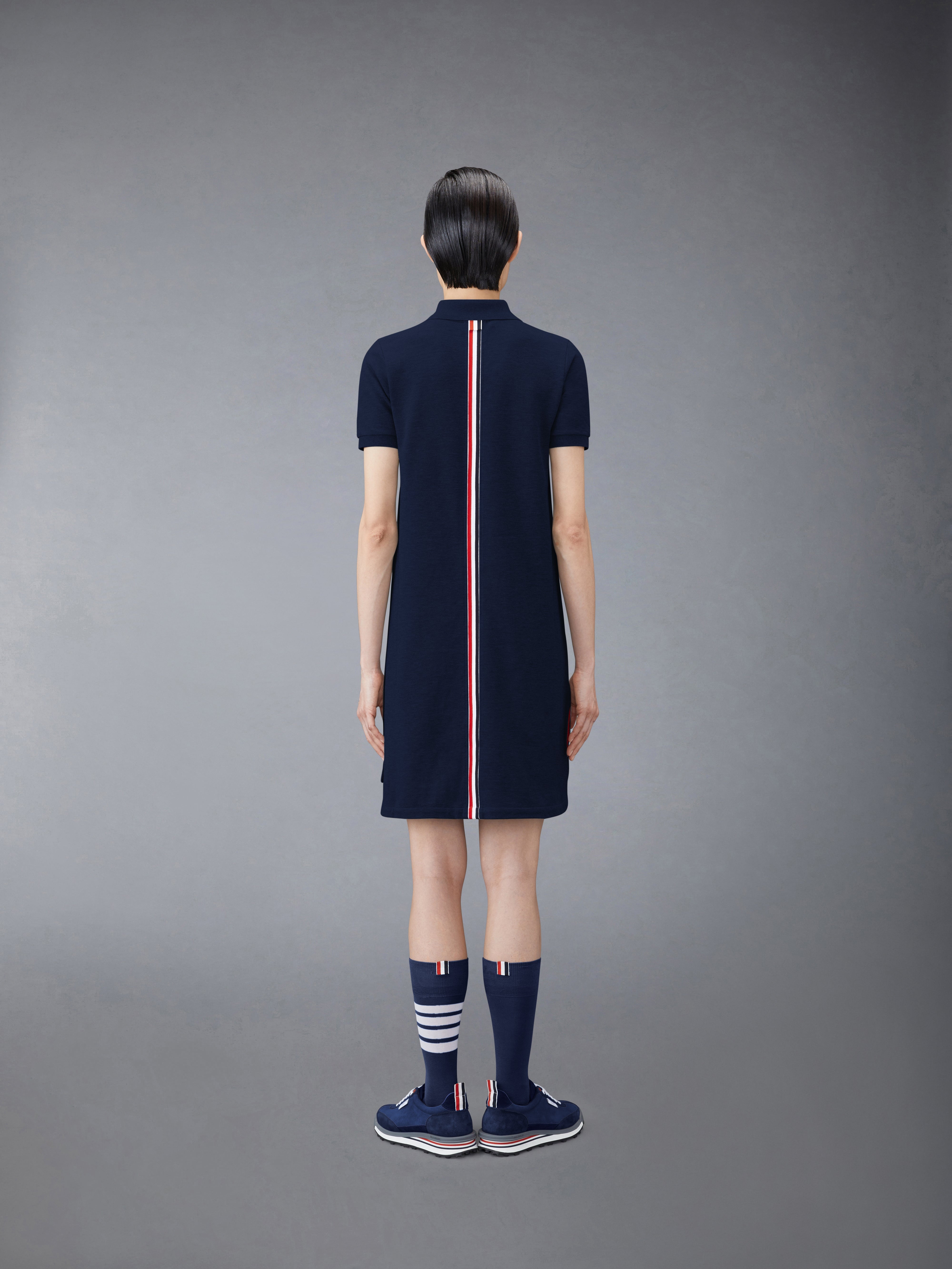 CLASSIC PIQUE STRIPE POLO DRESS - 3