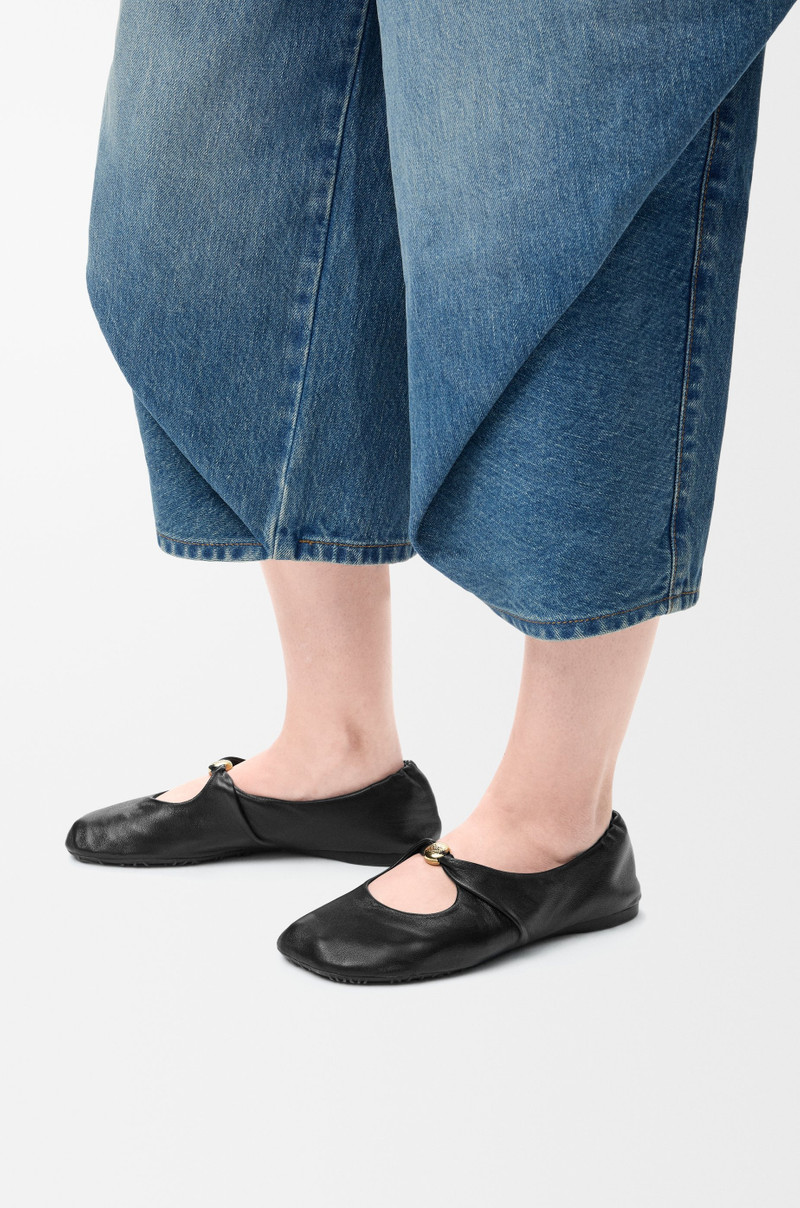Loewe Pebble Soft ballerina in nappa lambskin outlook