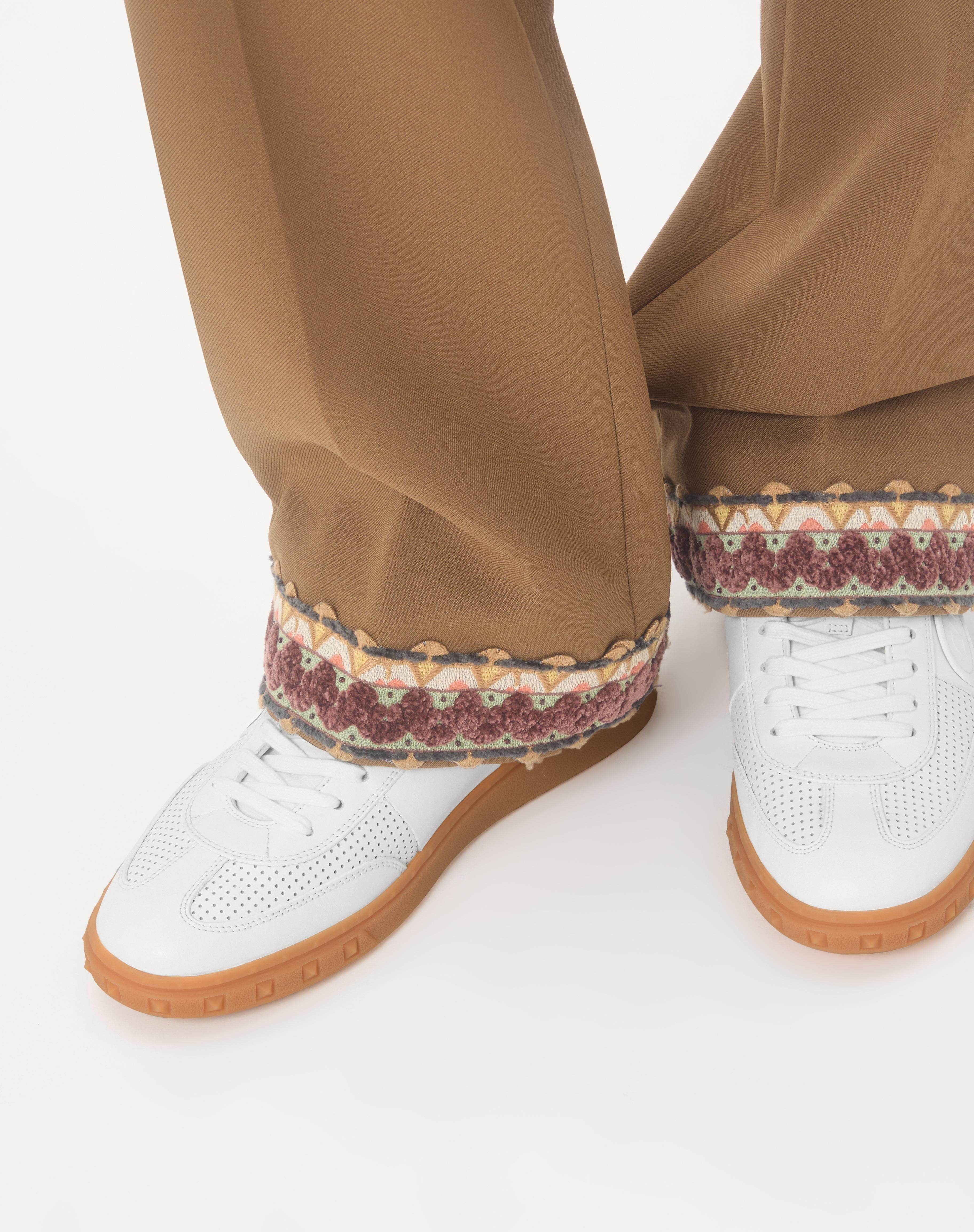 UPVILLAGE LOW-TOP SNEAKER IN PERFORATED NAPPA LEATHER - 2