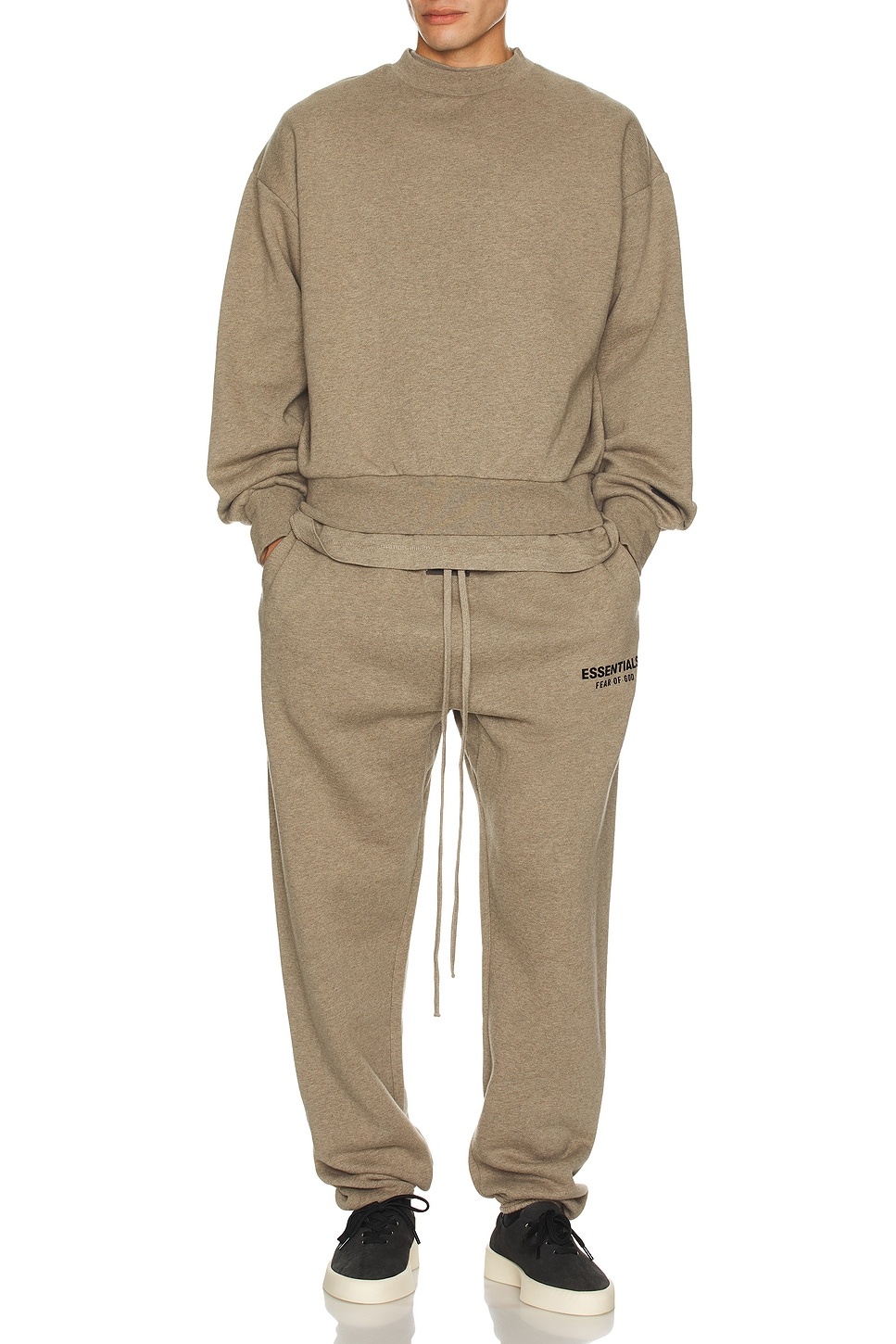 Classic Fit Fleece Crew Neck Sweatshirt - 5