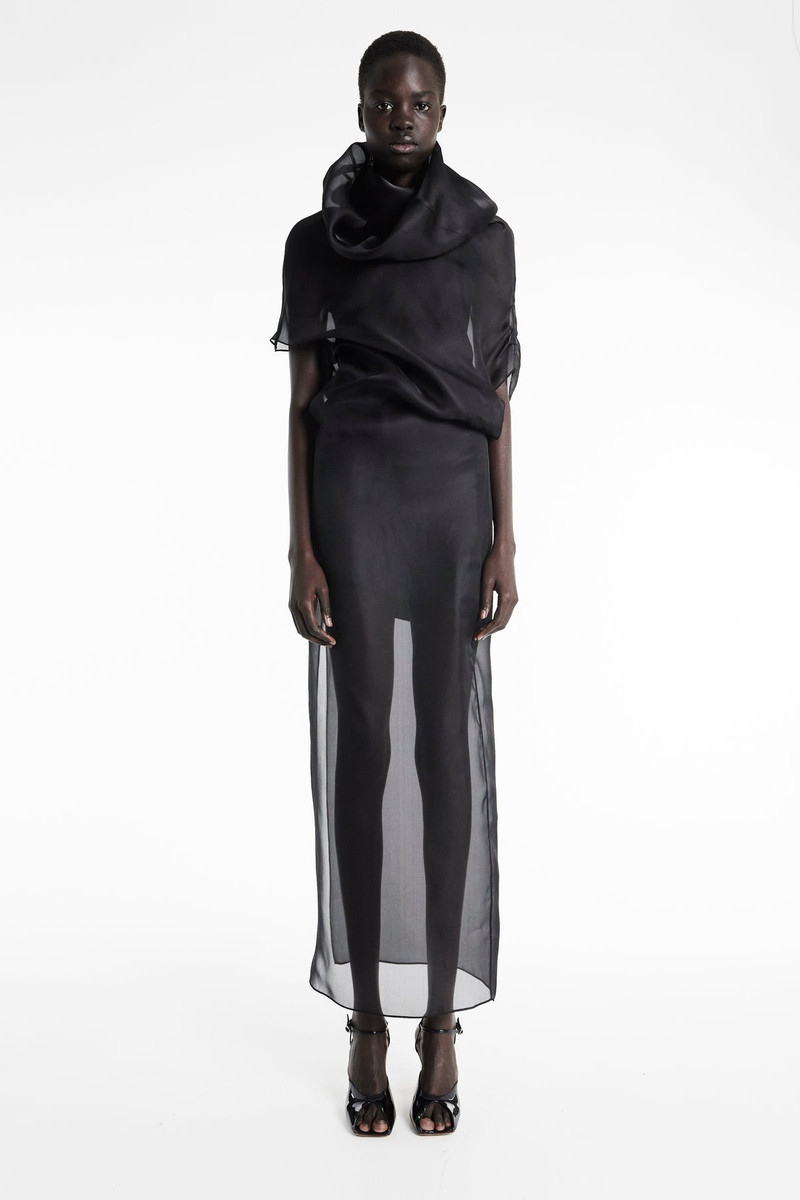 ORGANZA DRESS BLACK 1