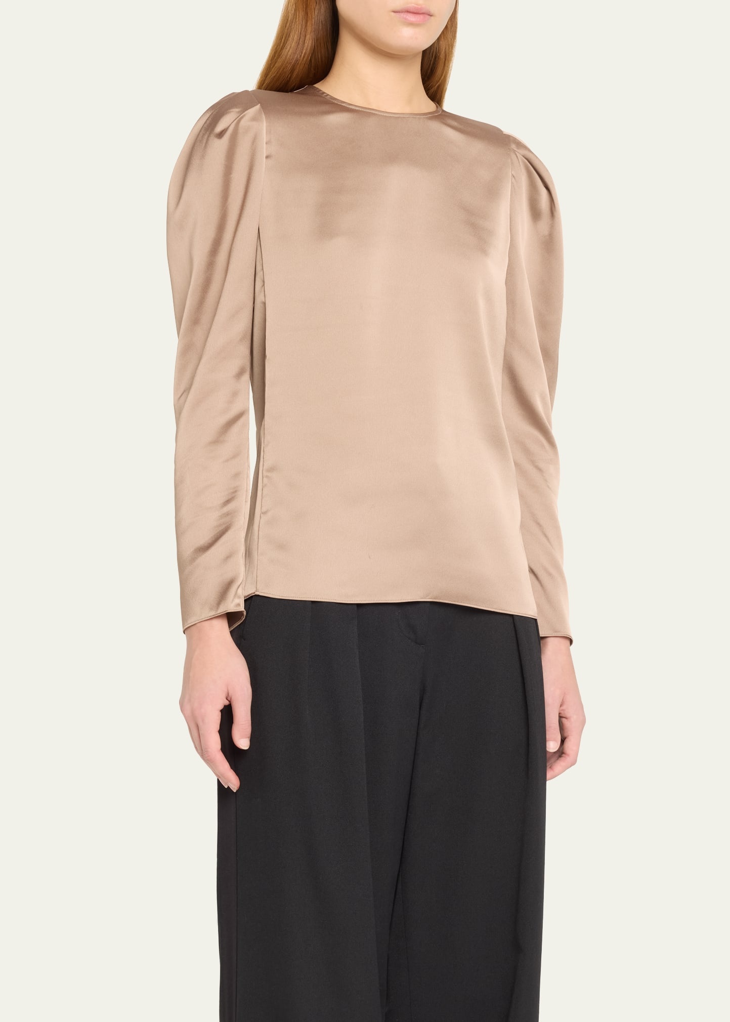 Draped Femme Blouse - 4