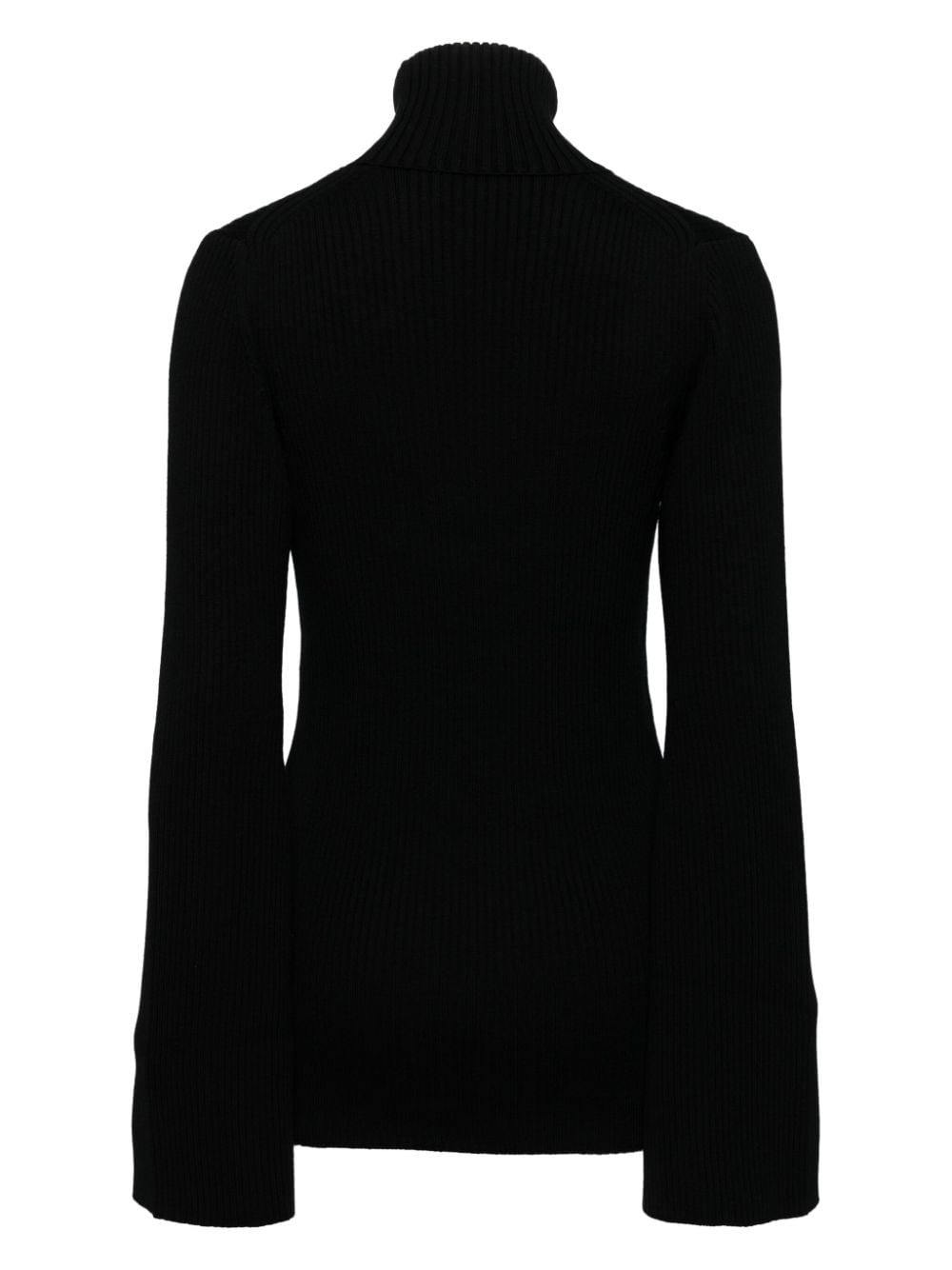 Junya Watanabe Women Ribbed Wool Turtle-Neck Sweater - 2