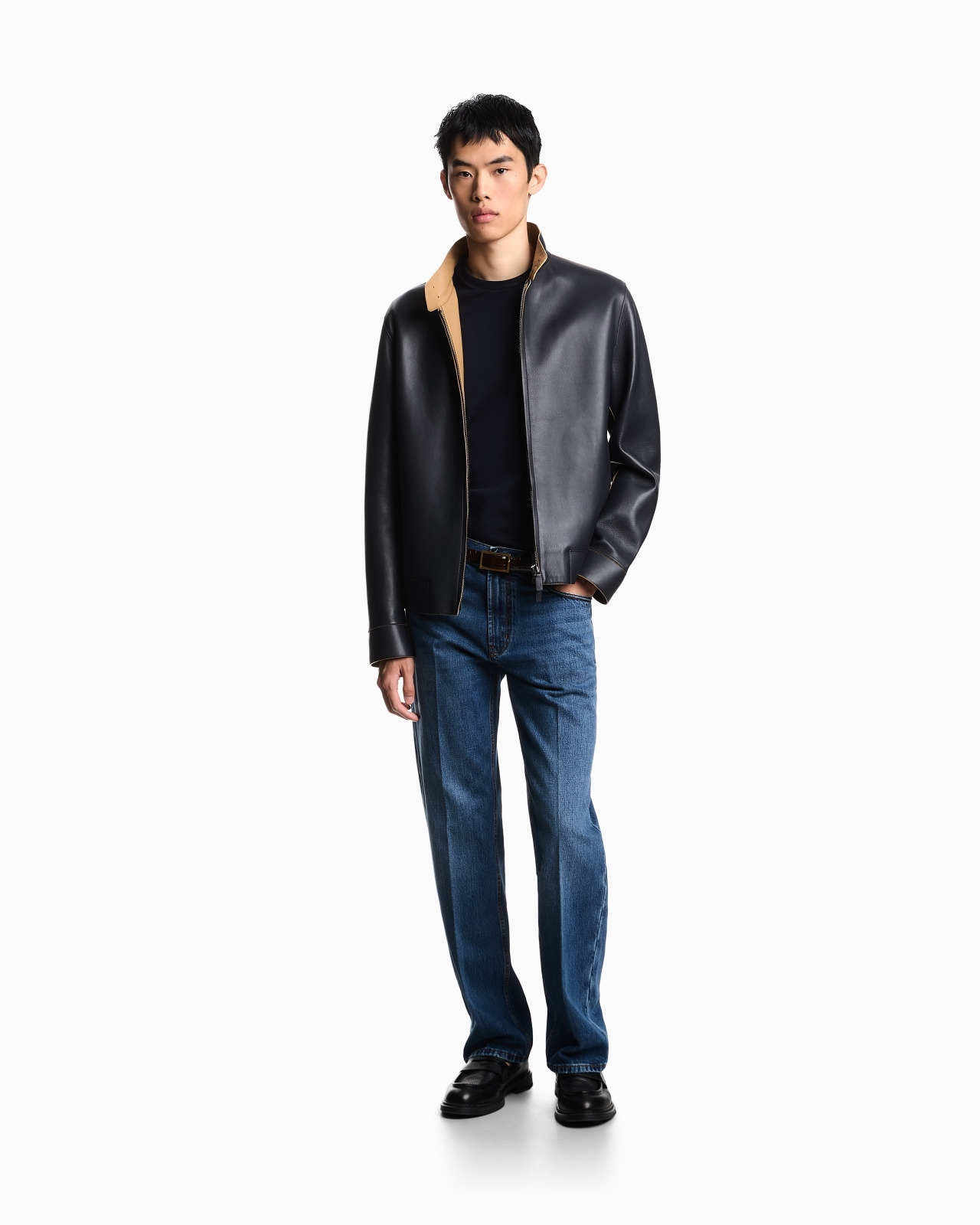 J76 STRAIGHT-FIT, STONE-WASHED DENIM JEANS - 2