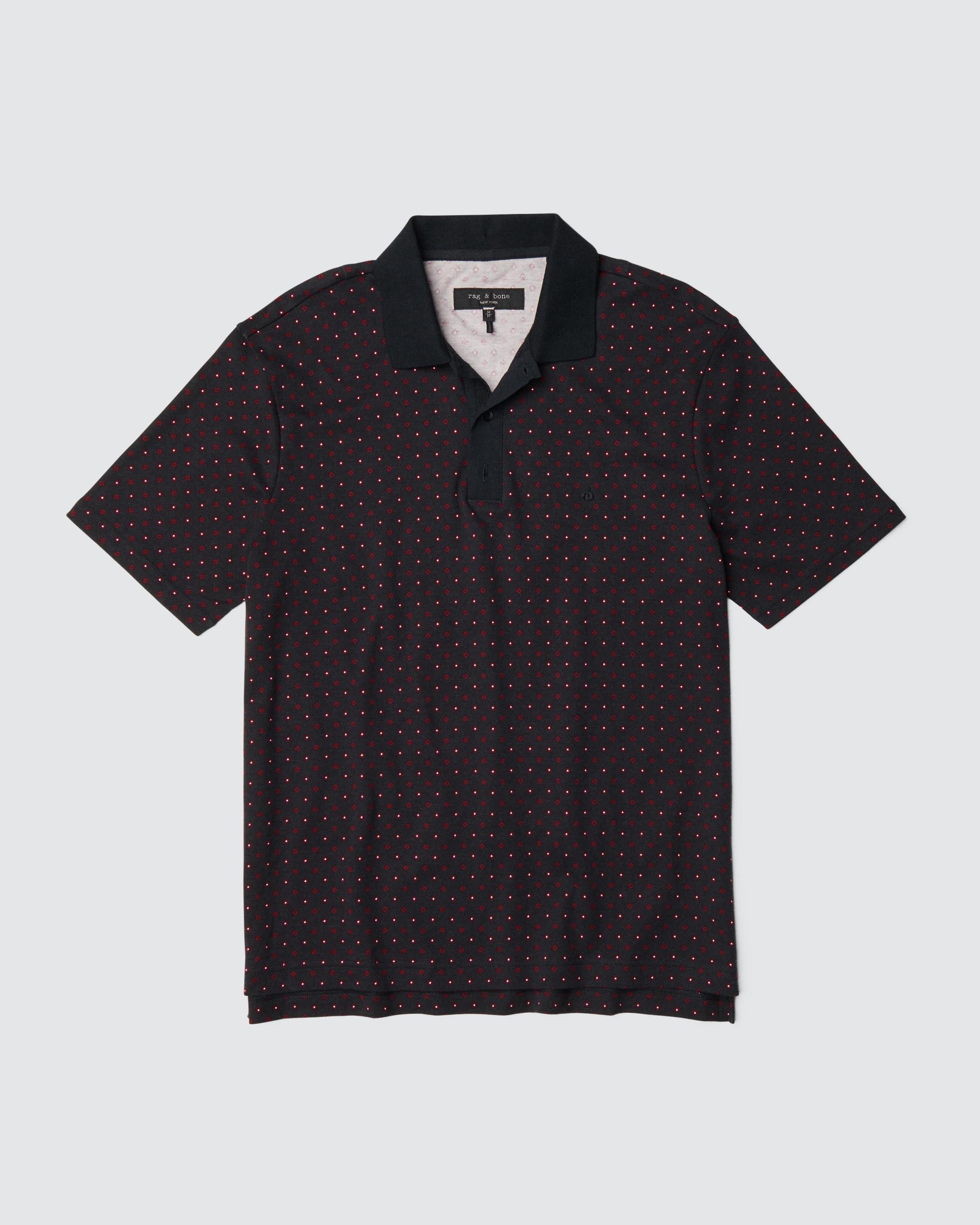 Geo Cotton Interlock Polo
Classic Fit Short Sleeve - 1