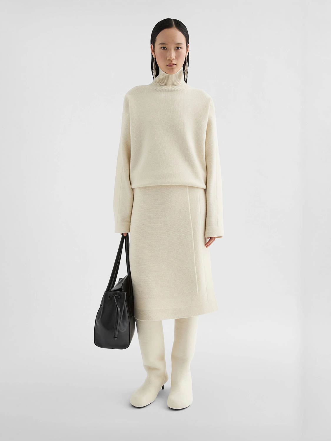 MIDI WRAP SKIRT - 2