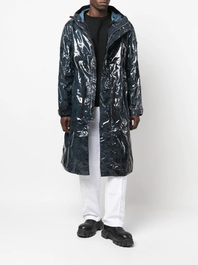 Stone Island Shadow Project graphic-print hooded raincoat outlook