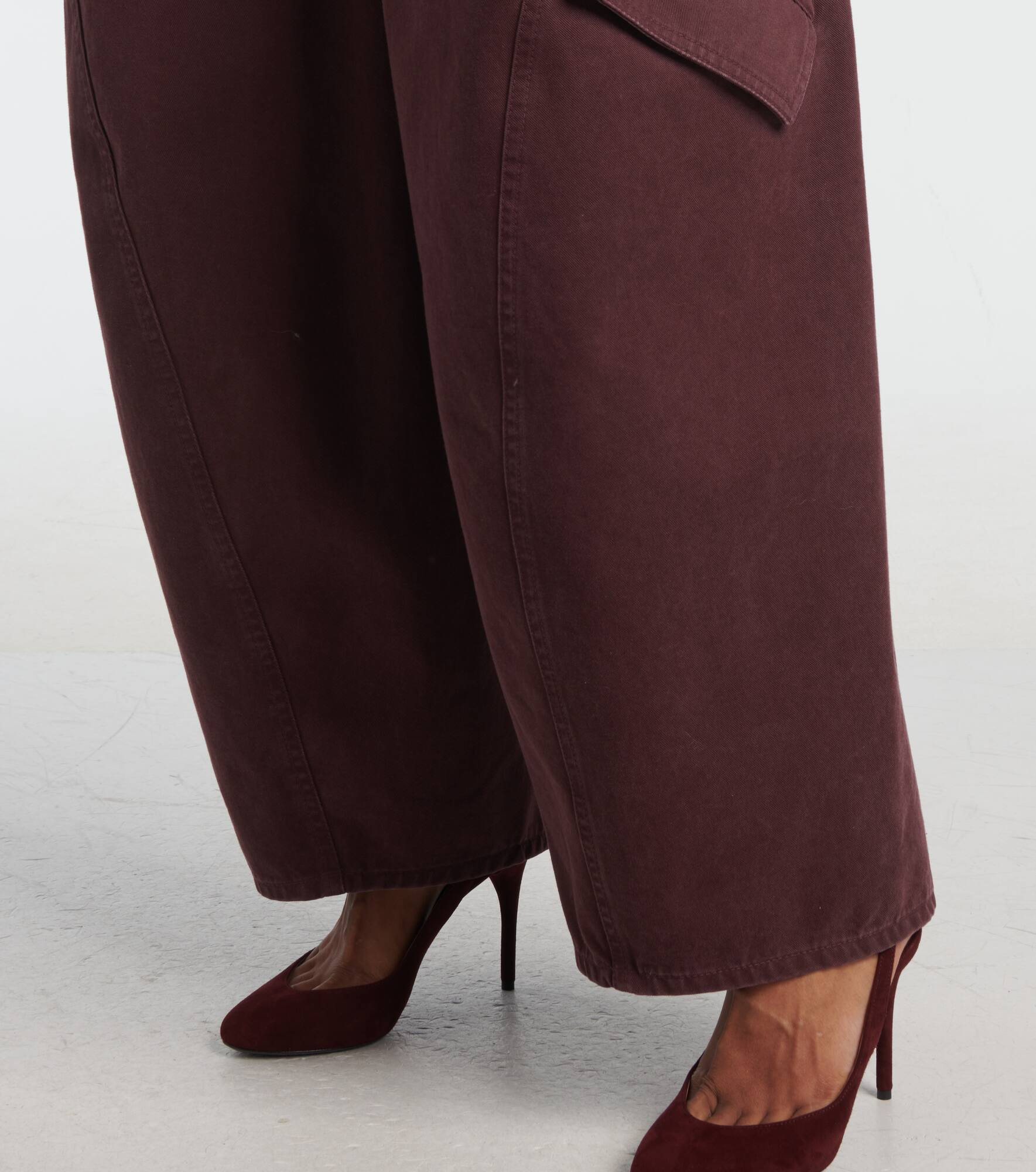 Cotton twill cargo pants - 6