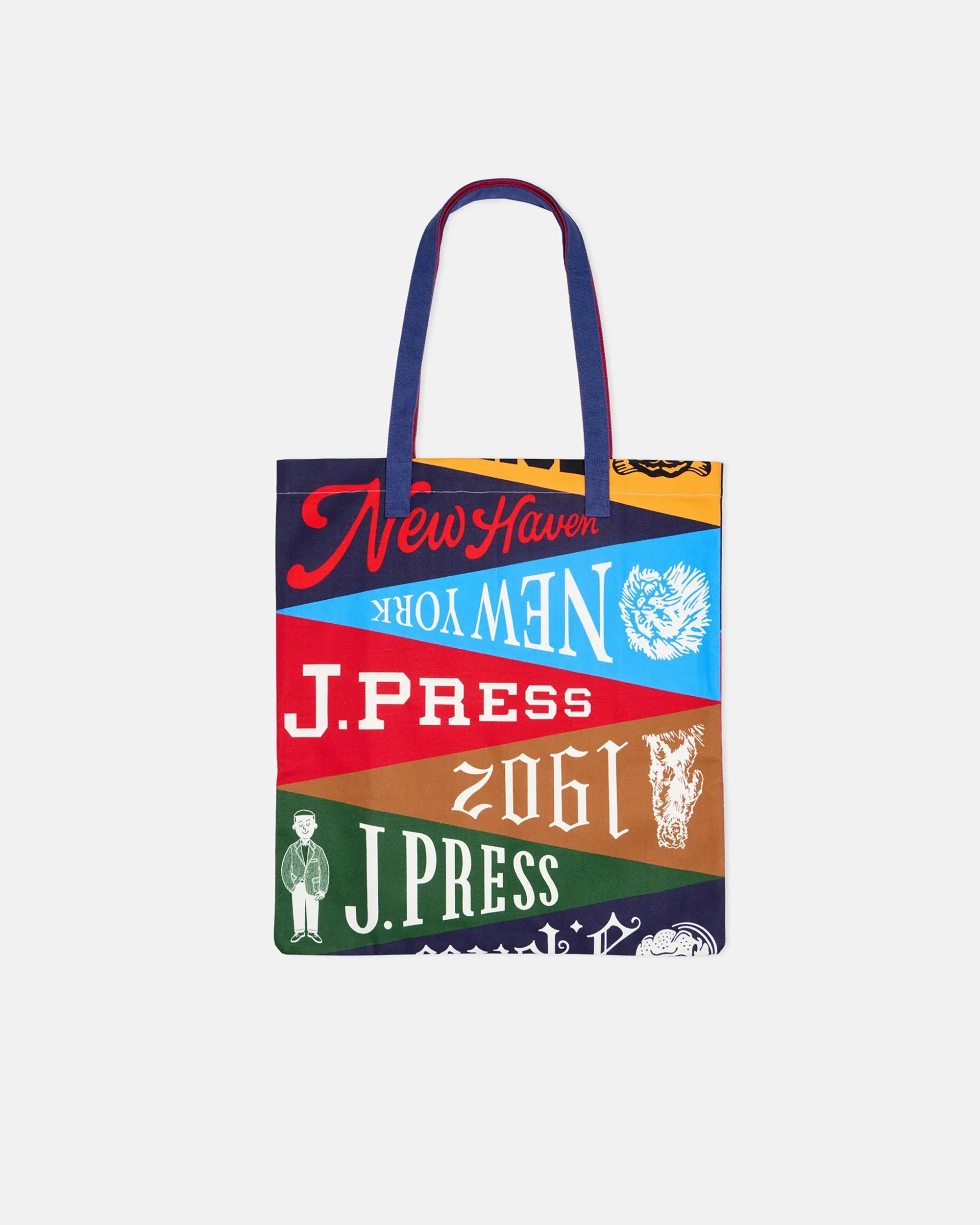 PRINTED PENNANT TOTE BAG - 1