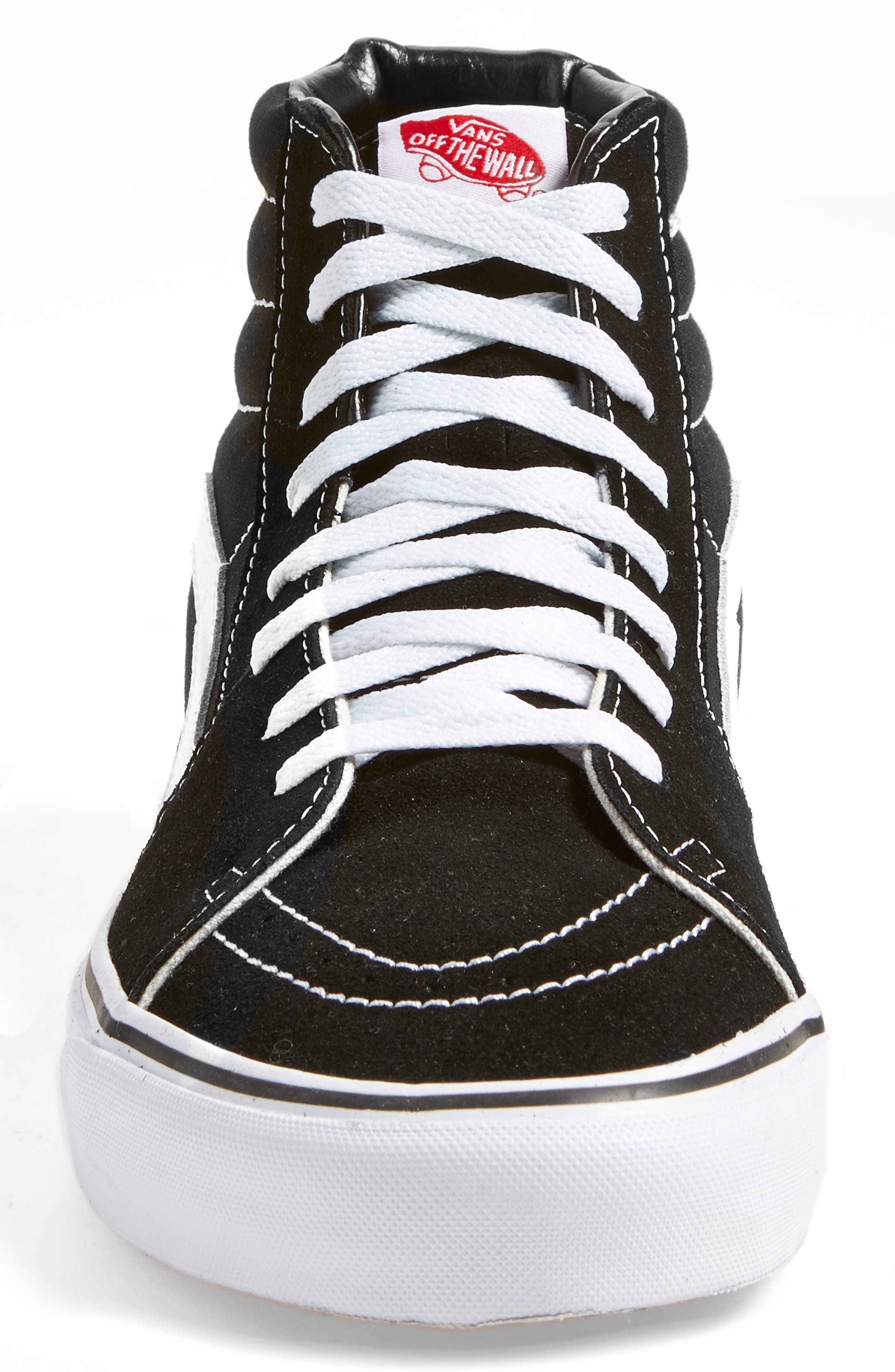 Vans Sk8-Hi Sneaker in Black/black/white at Nordstrom - 3