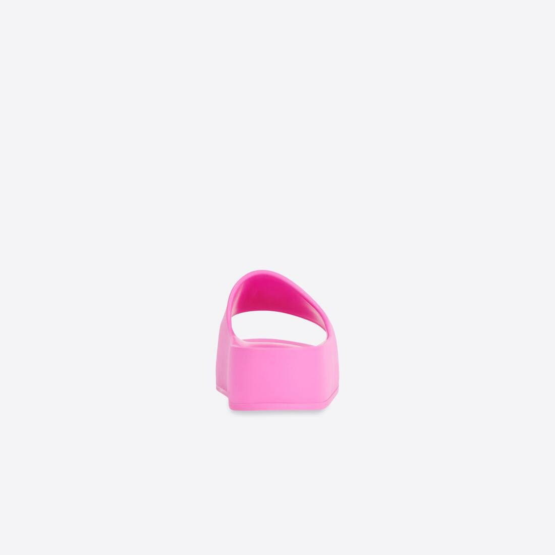 Women's Chunky Slide Sandal in Fluo Pink - 2