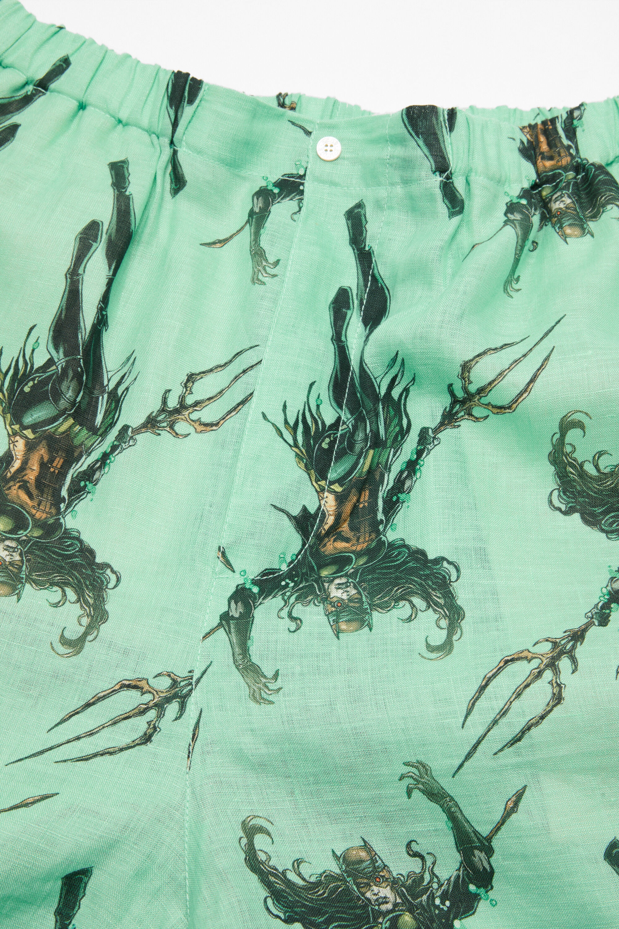 Short printed - Green - 3